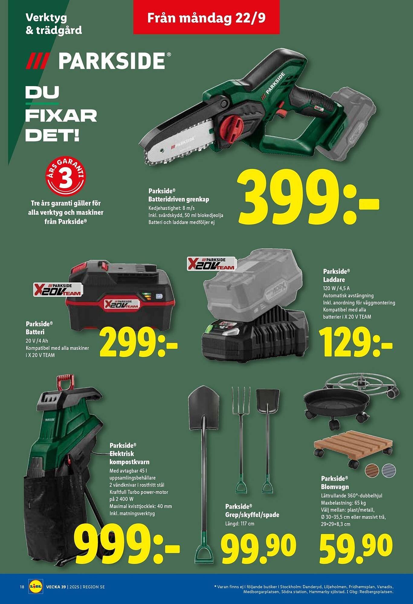 Lidl reklamblad (2025-09-22 - 2025-09-28)