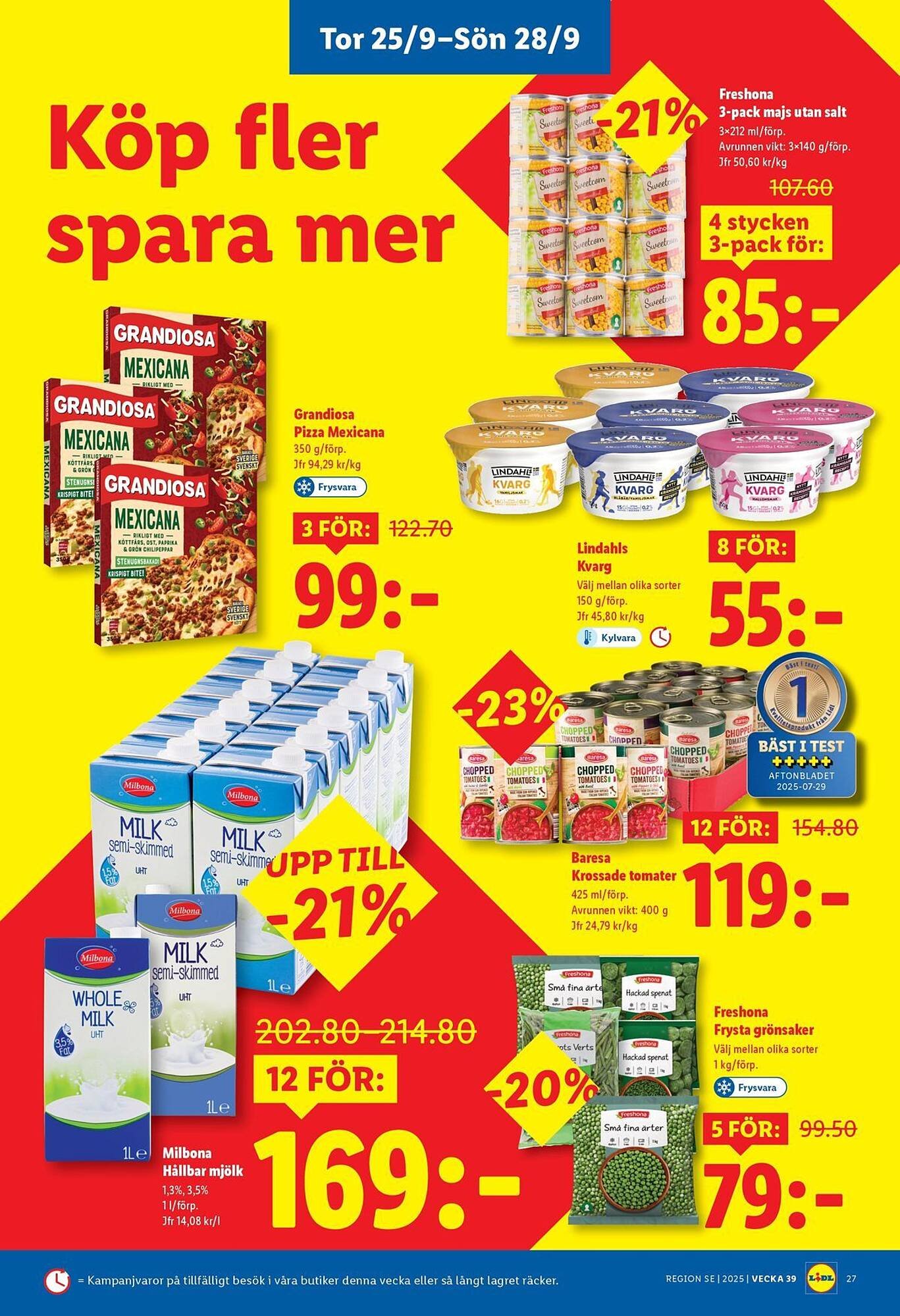 Lidl reklamblad (2025-09-22 - 2025-09-28)