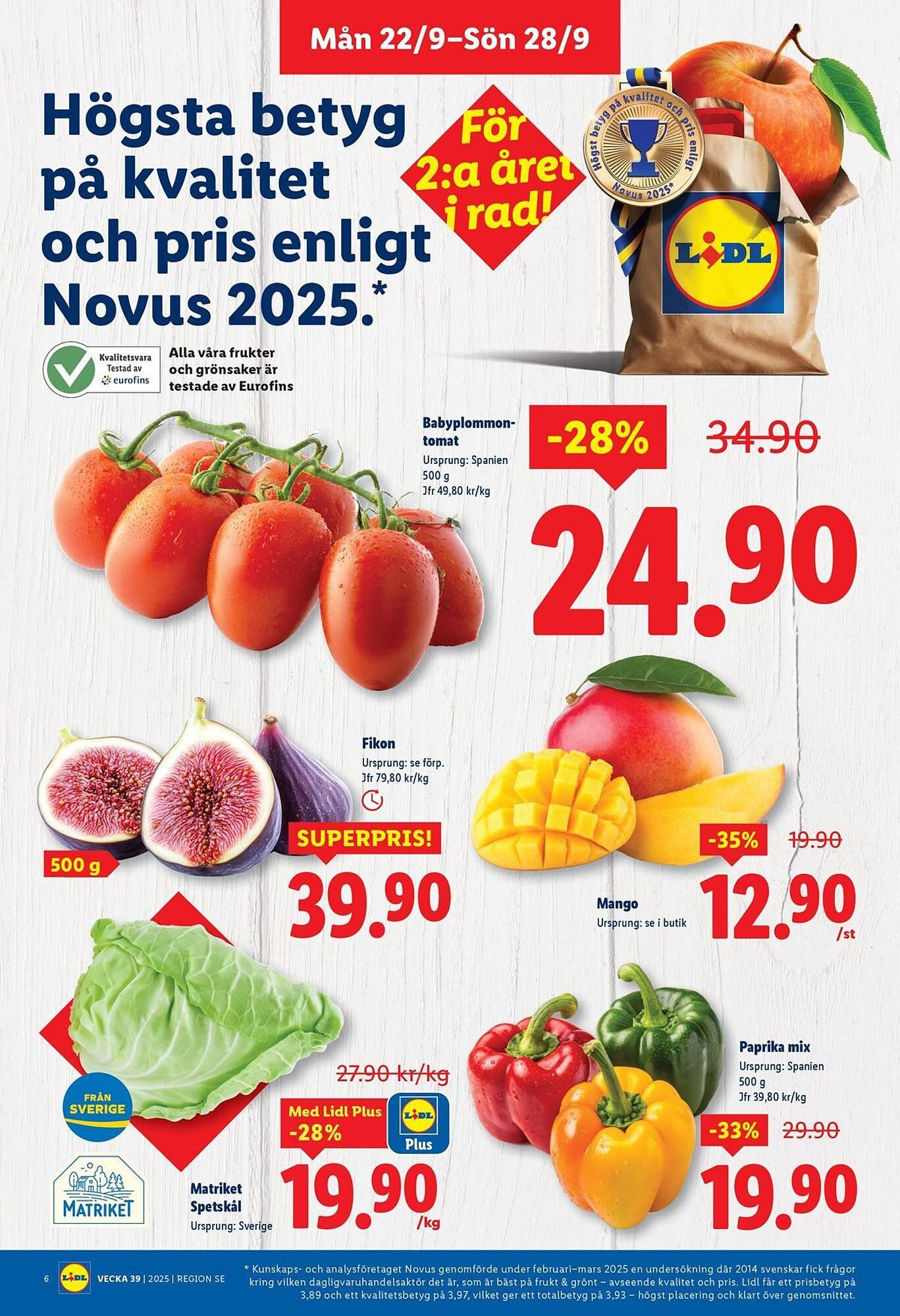 Lidl reklamblad (2025-09-22 - 2025-09-28)