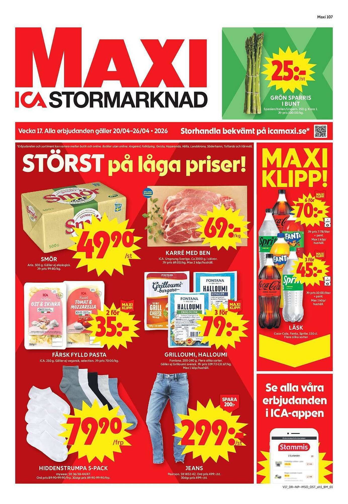 ICA Maxi reklamblad (2026-04-20 - 2026-04-26)