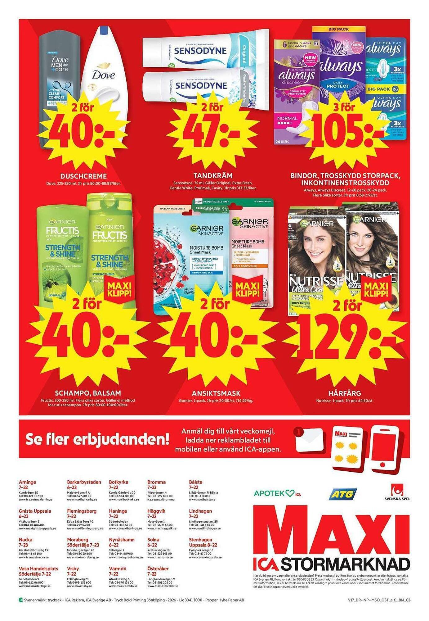 ICA Maxi reklamblad (2026-04-20 - 2026-04-26)