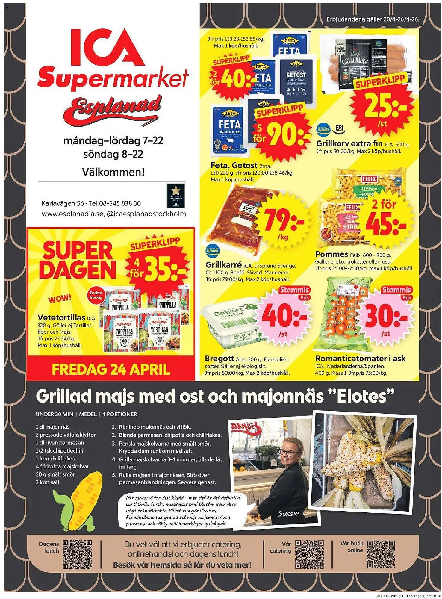 ICA Supermarket reklamblad (2026-04-20 - 2026-04-26)