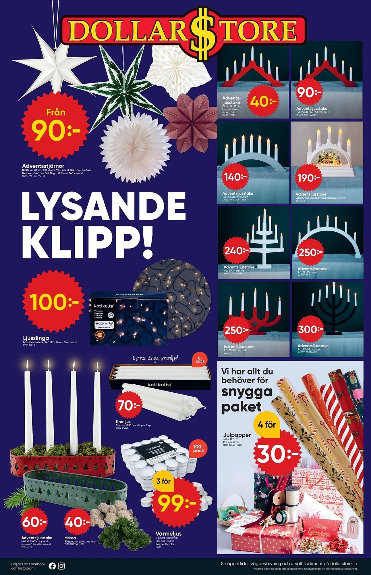 DollarStore annonsblad