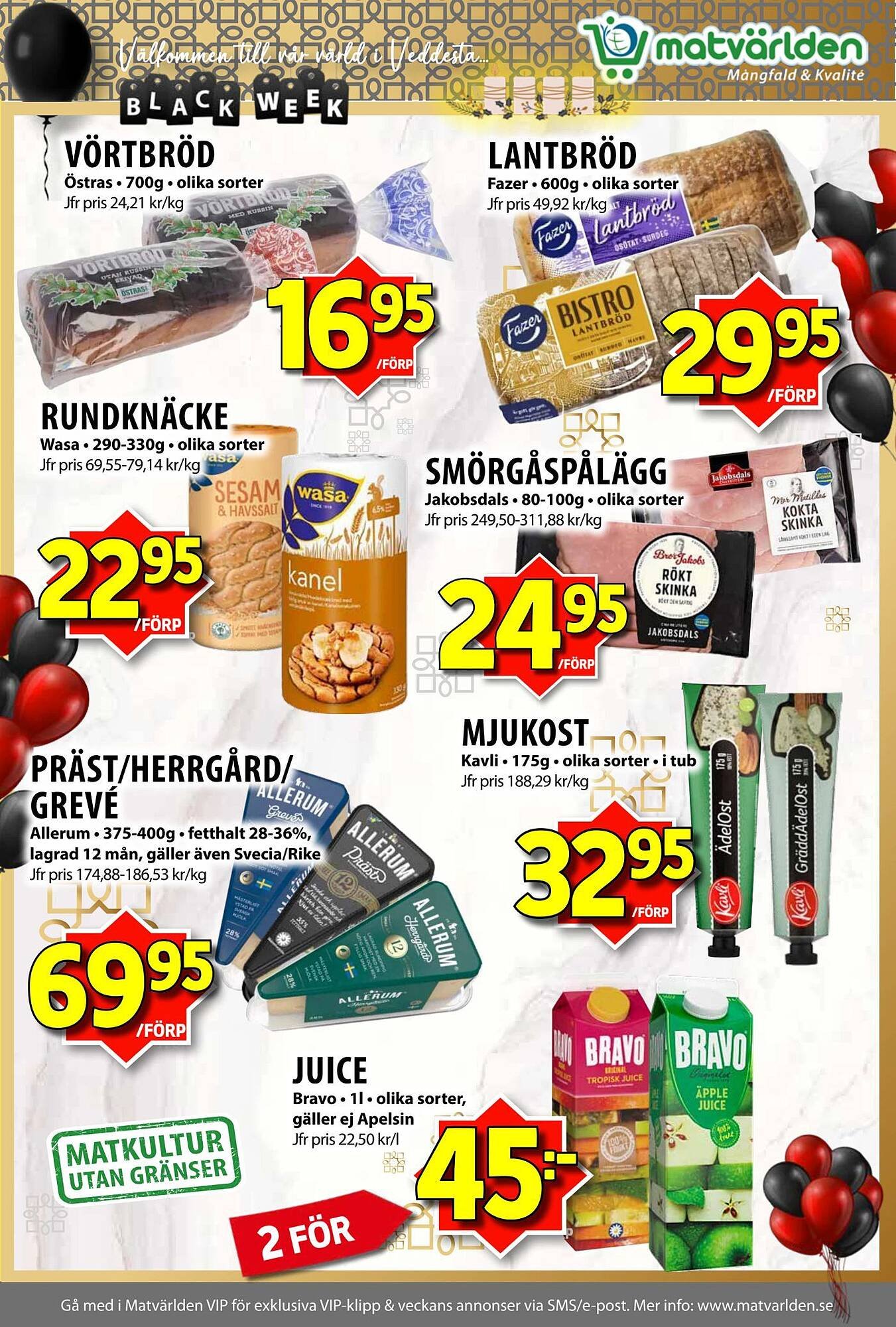 Matvärlden Tensta reklamblad