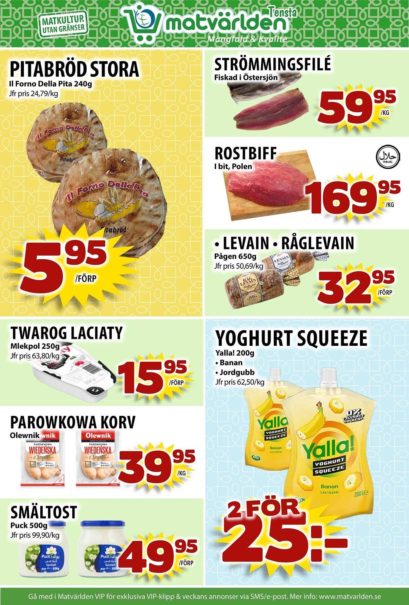 Matvärlden Tensta reklamblad