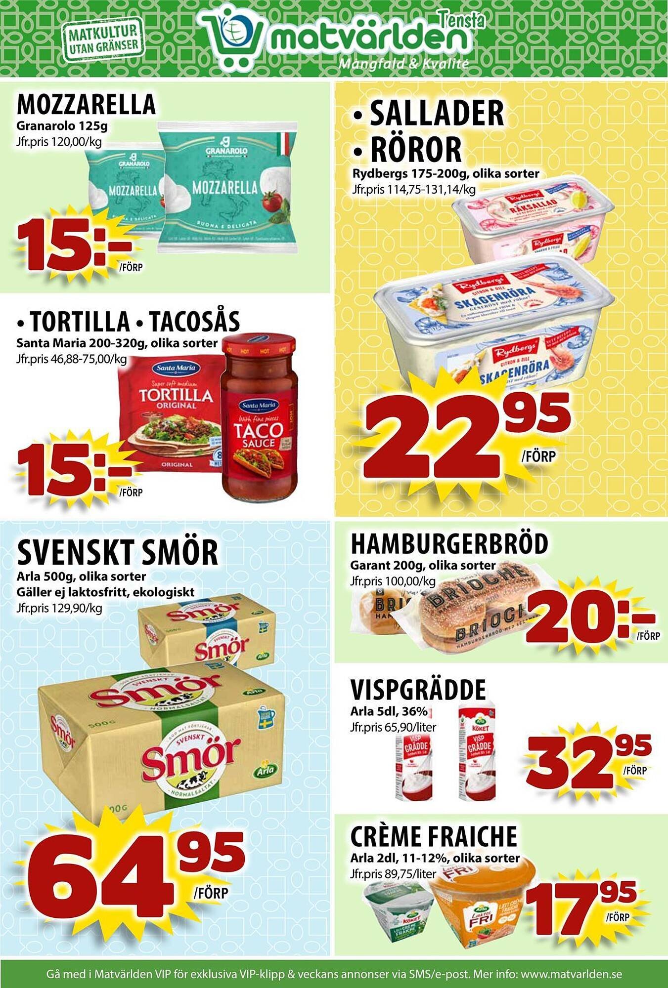 Matvärlden Tensta reklamblad