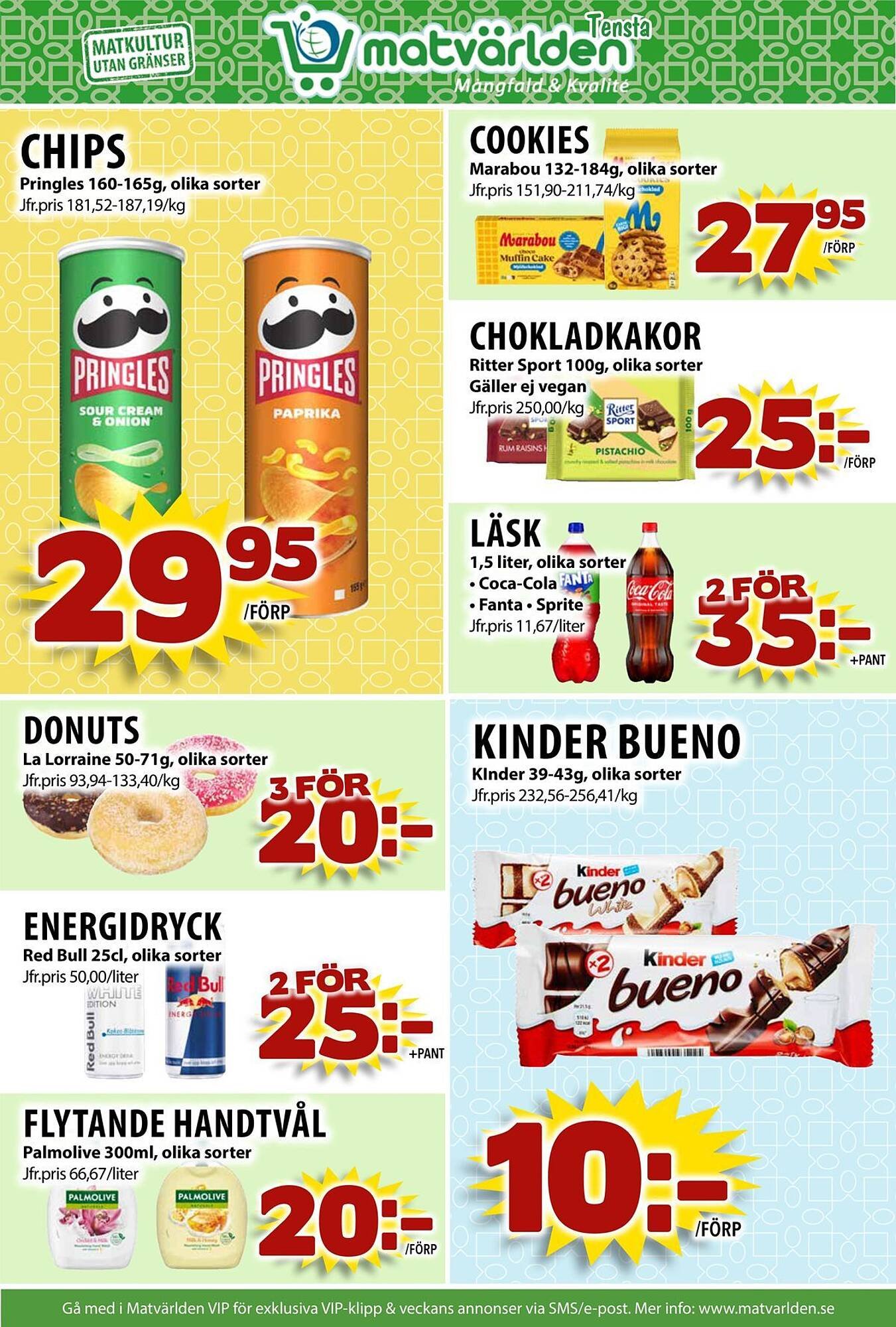 Matvärlden Tensta reklamblad