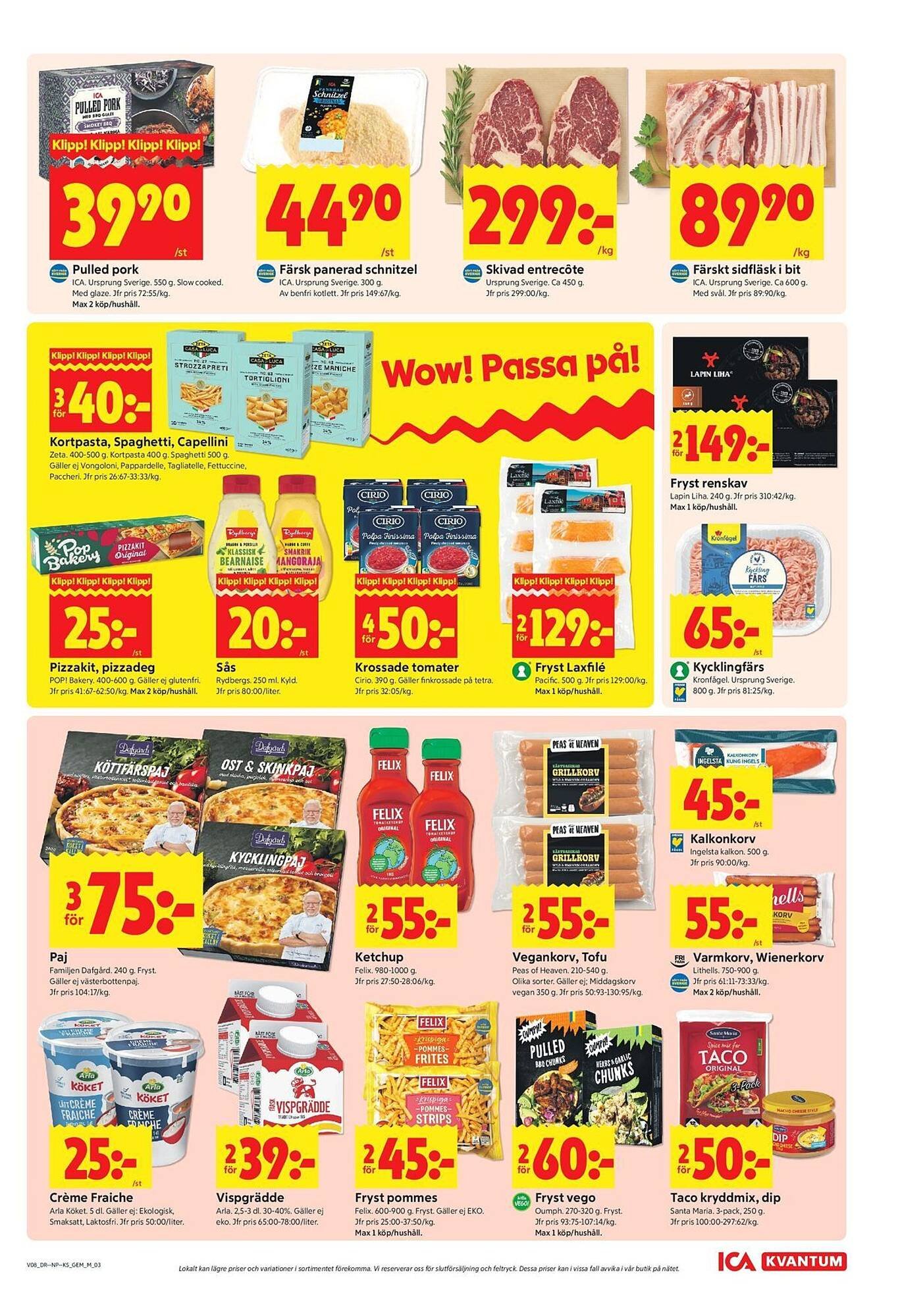 ICA Kvantum reklamblad