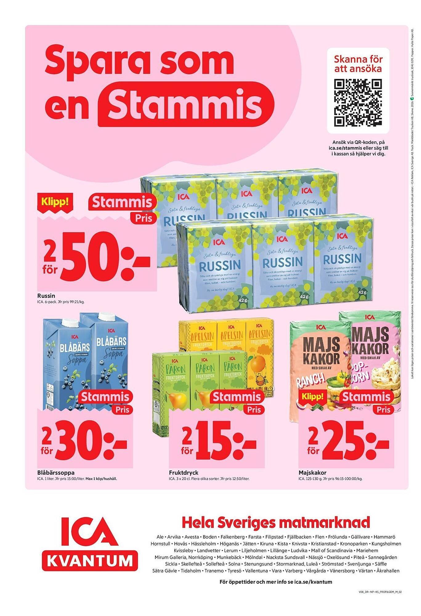 ICA Kvantum reklamblad