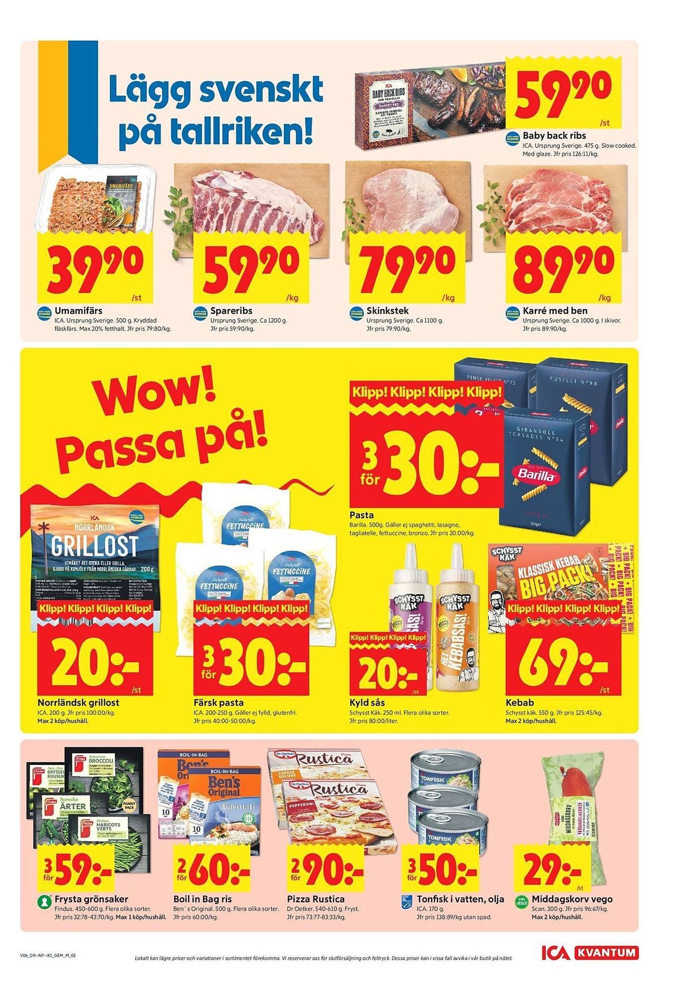 ICA Kvantum reklamblad