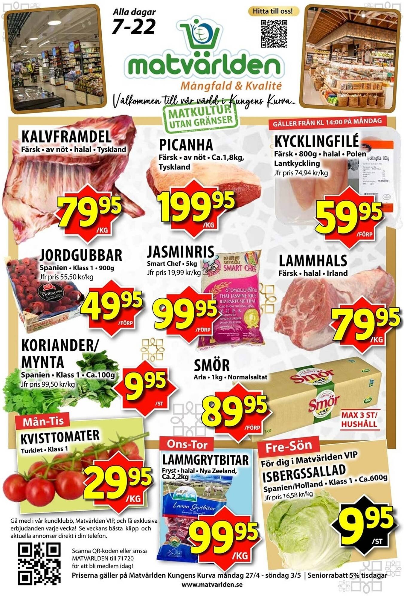 Matvärlden Tensta reklamblad