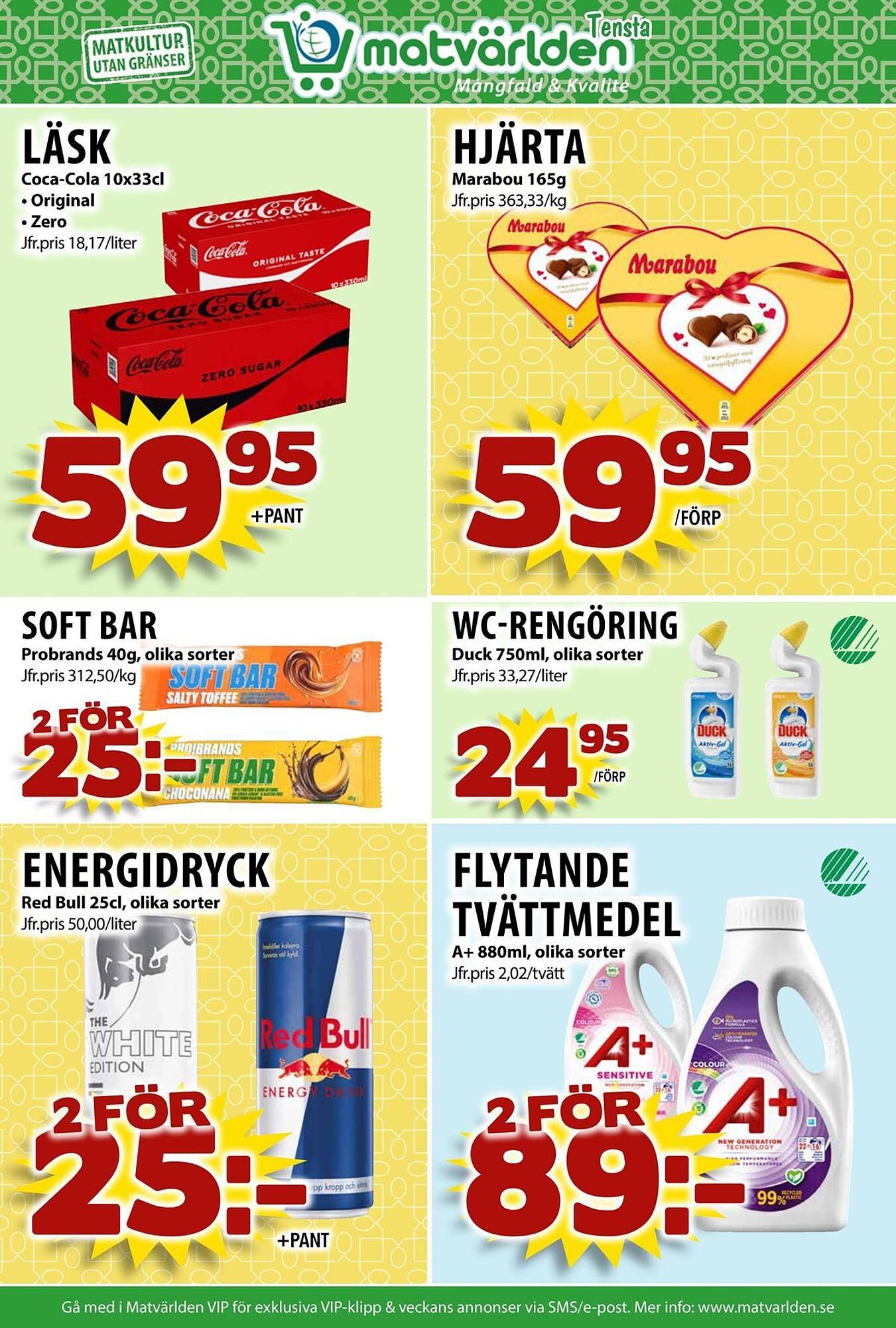 Matvärlden Tensta reklamblad