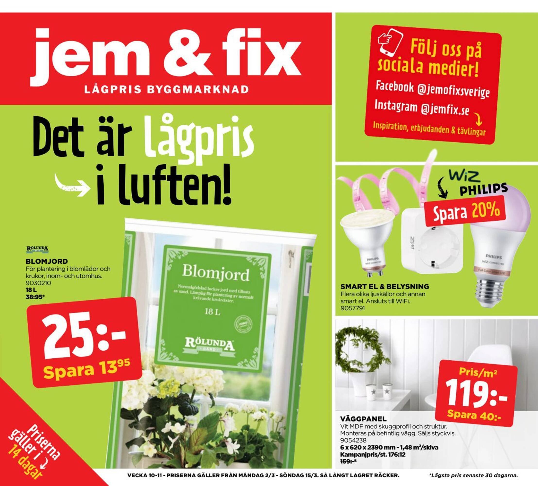 Jem&amp;Fix reklamblad