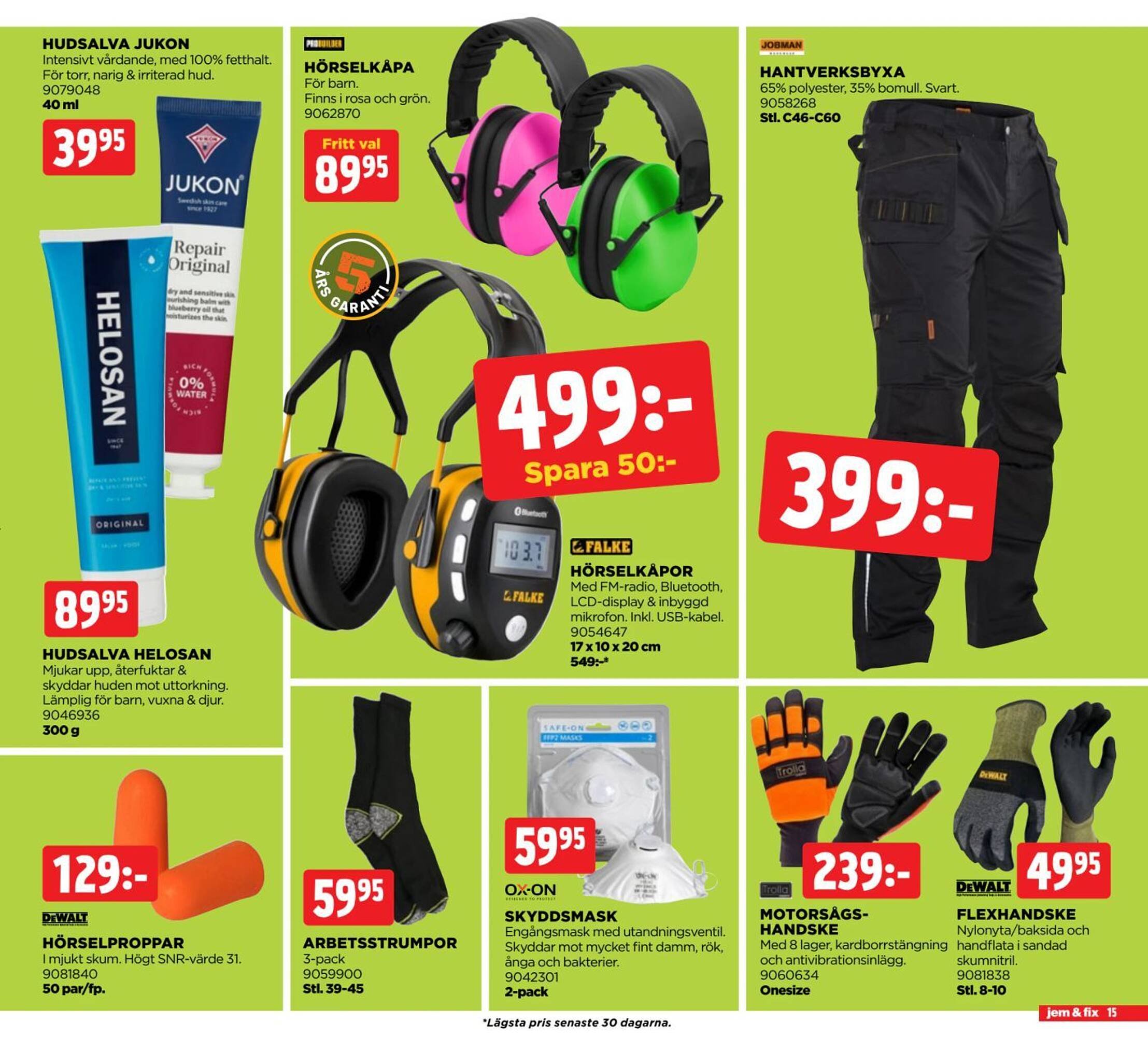 Jem&amp;Fix reklamblad