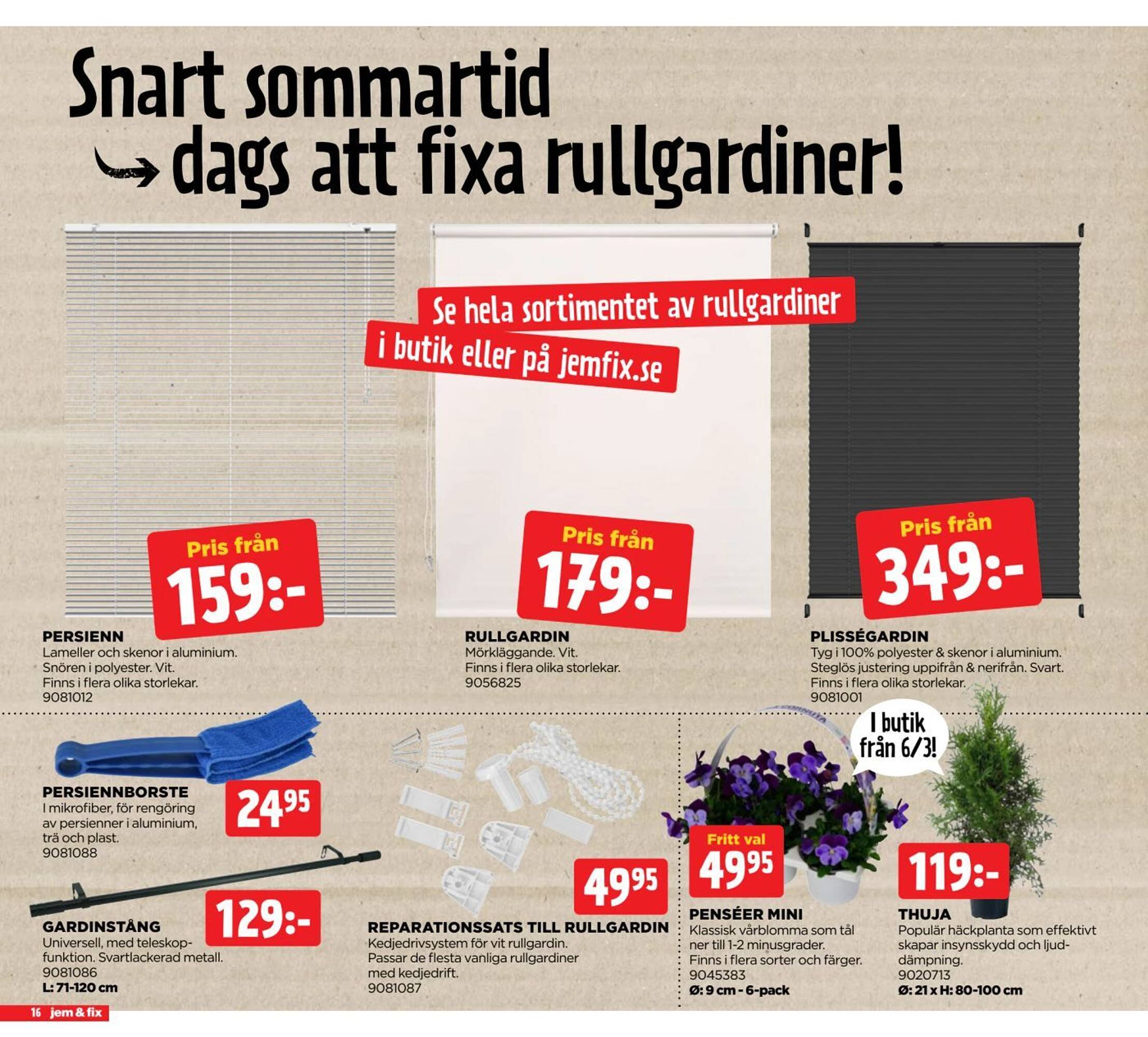 Jem&amp;Fix reklamblad