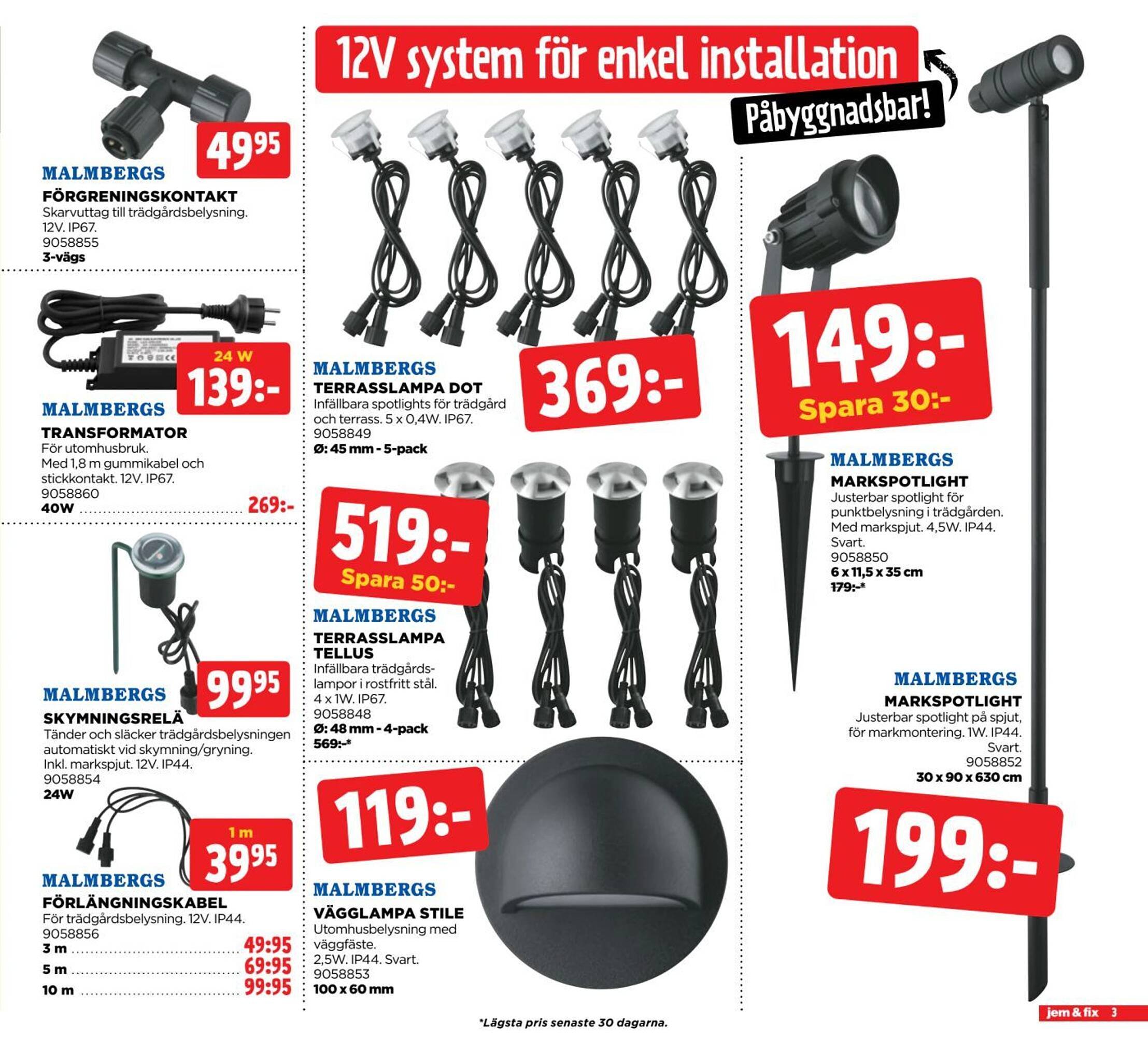 Jem&amp;Fix reklamblad