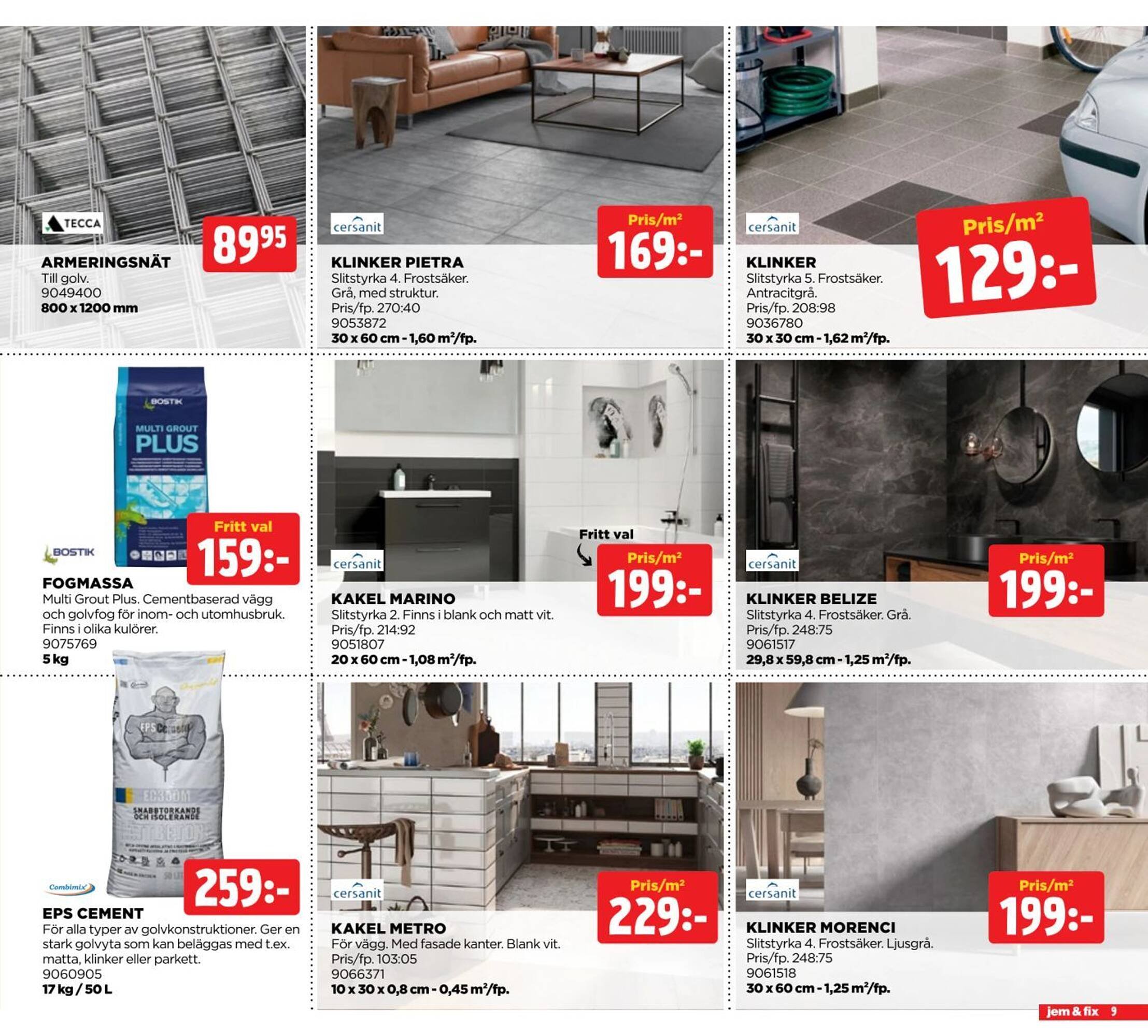 Jem&amp;Fix reklamblad