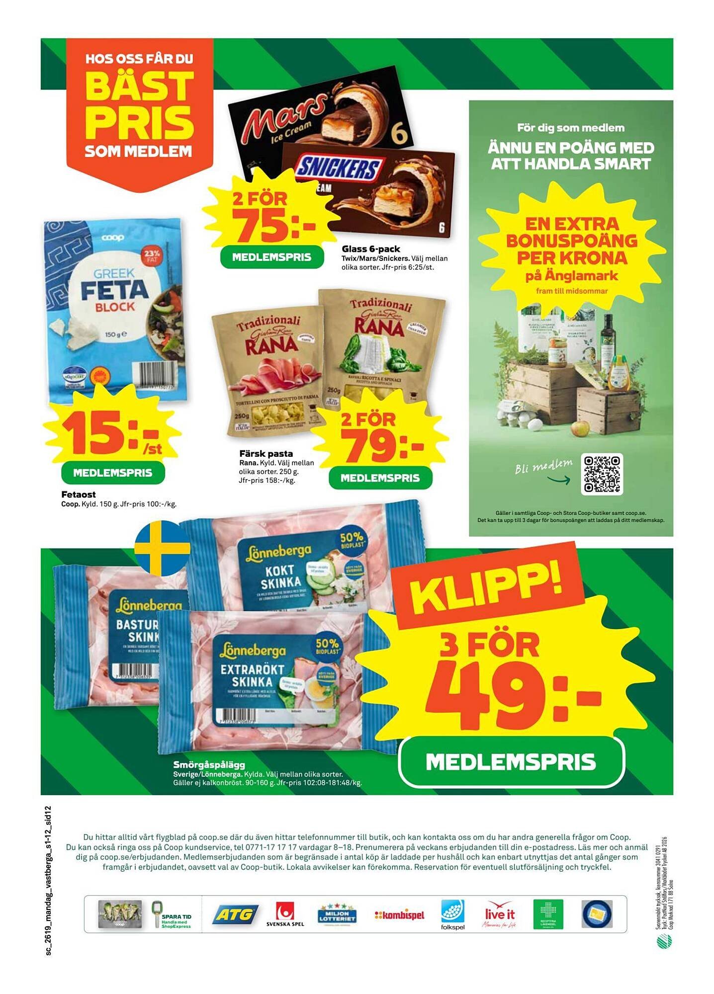 Stora Coop reklamblad