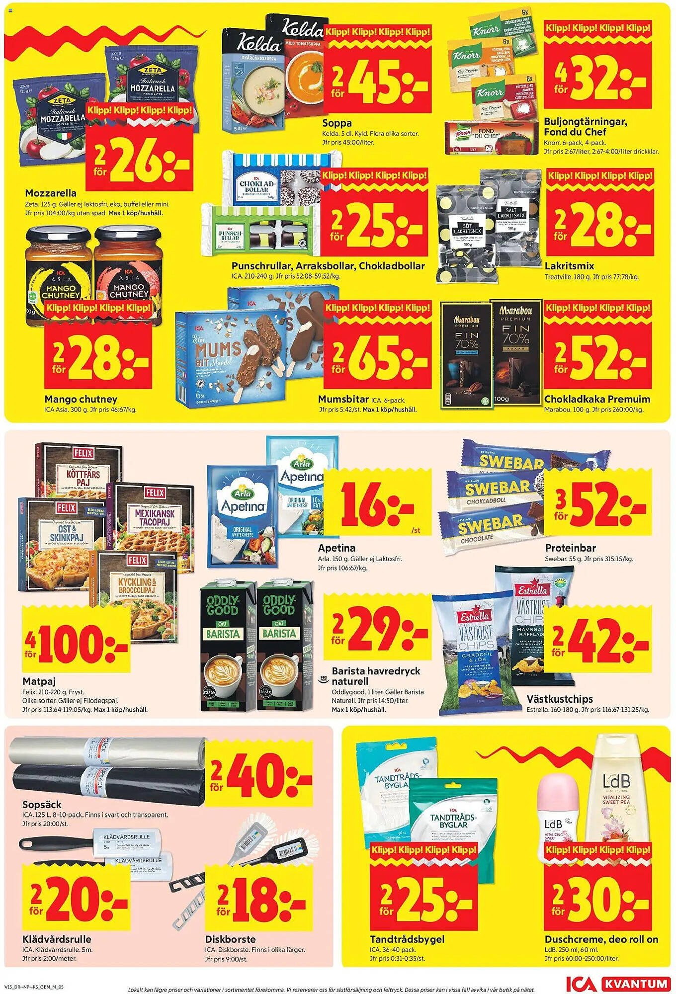 ICA Kvantum reklamblad