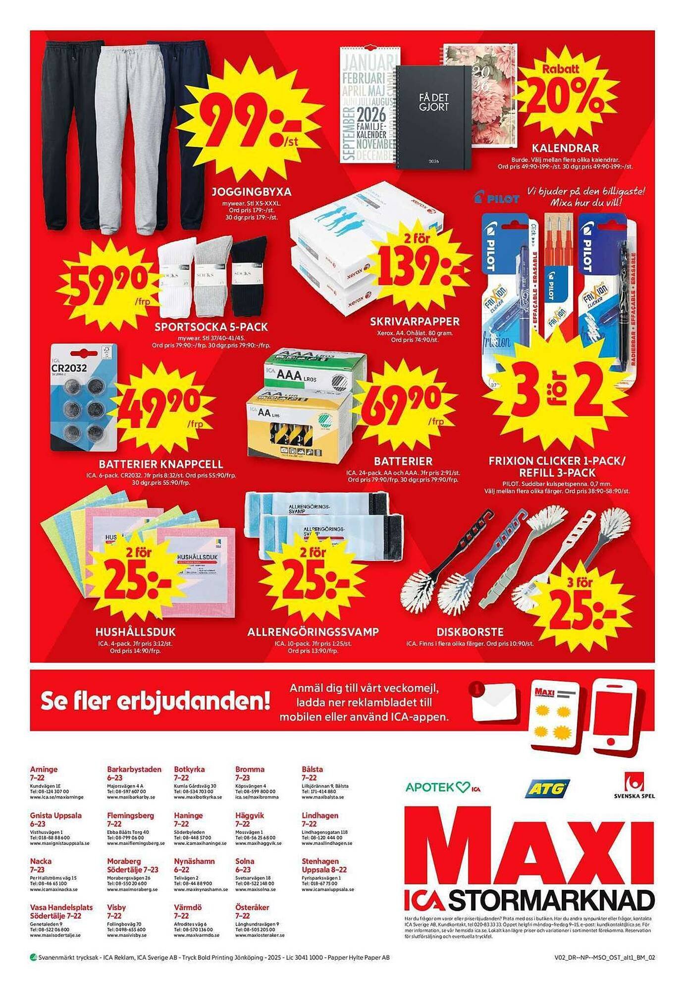 ICA Maxi reklamblad (2026-01-05 - 2026-01-11)