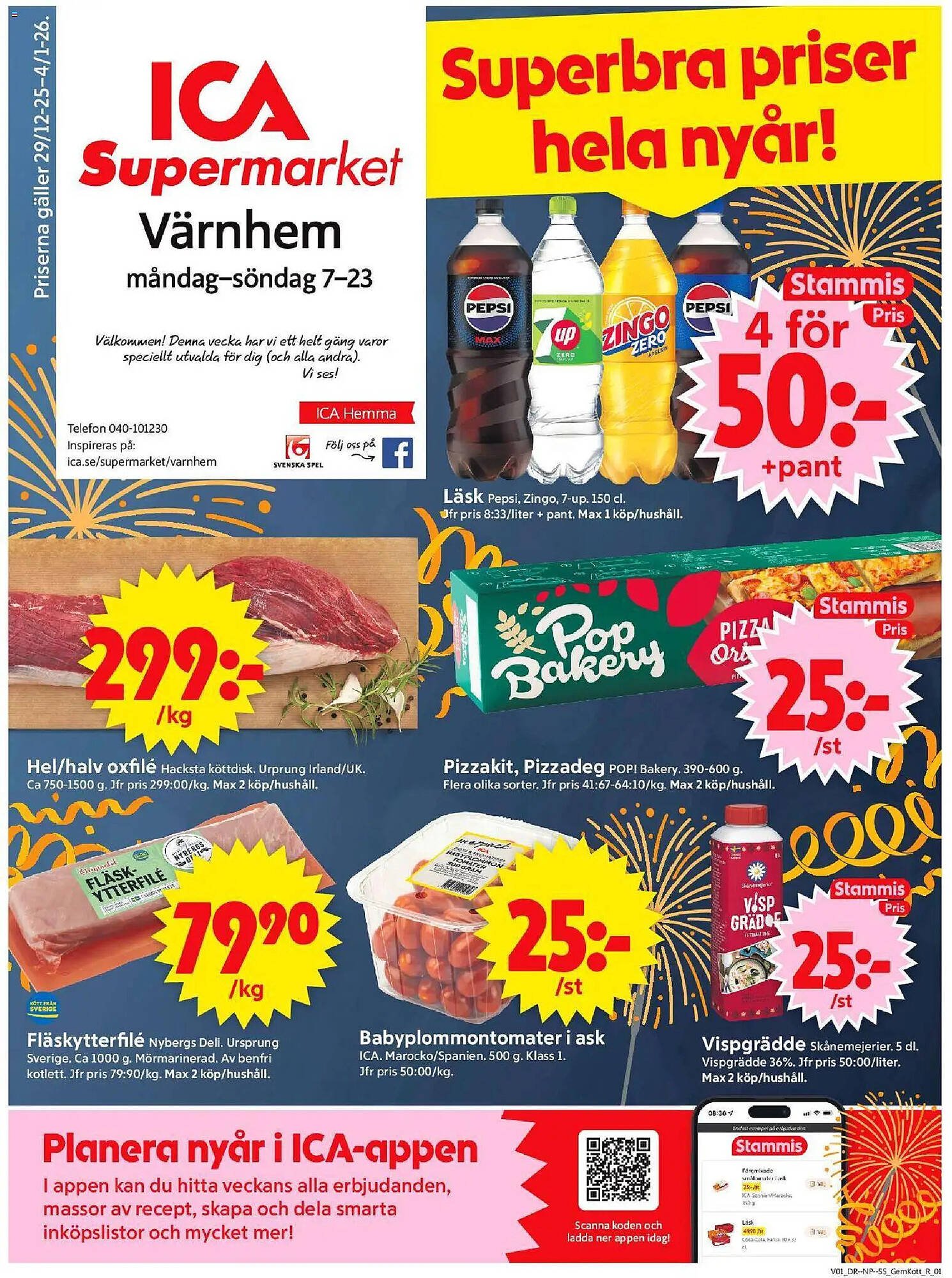 ICA Supermarket reklamblad (2025-12-30 - 2026-01-05)