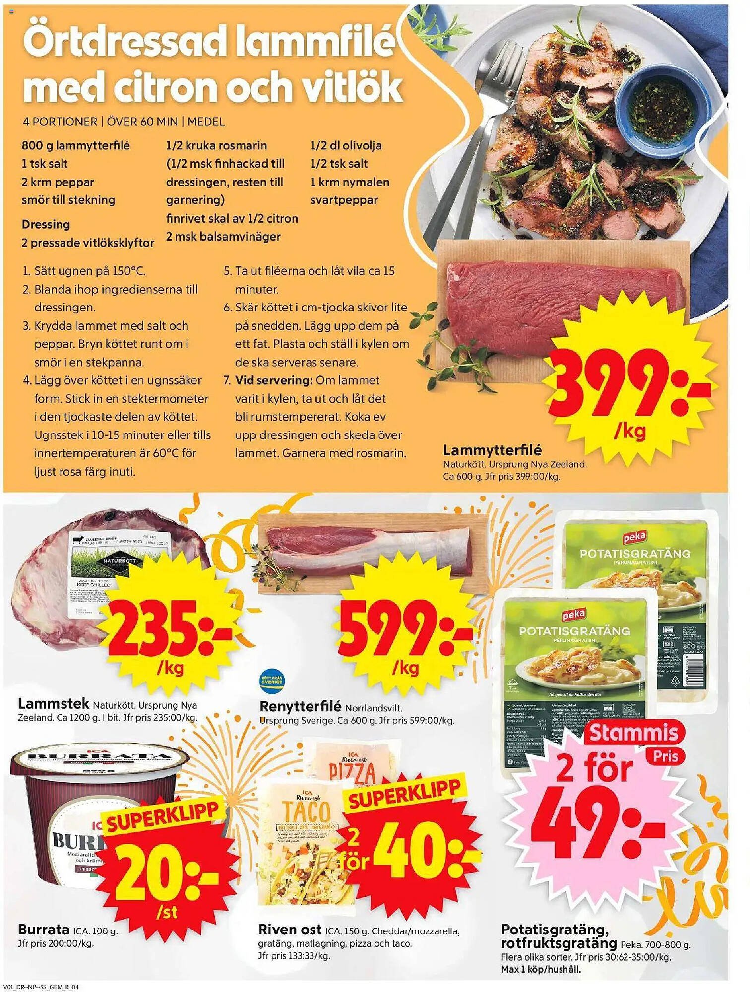 ICA Supermarket reklamblad (2025-12-30 - 2026-01-05)