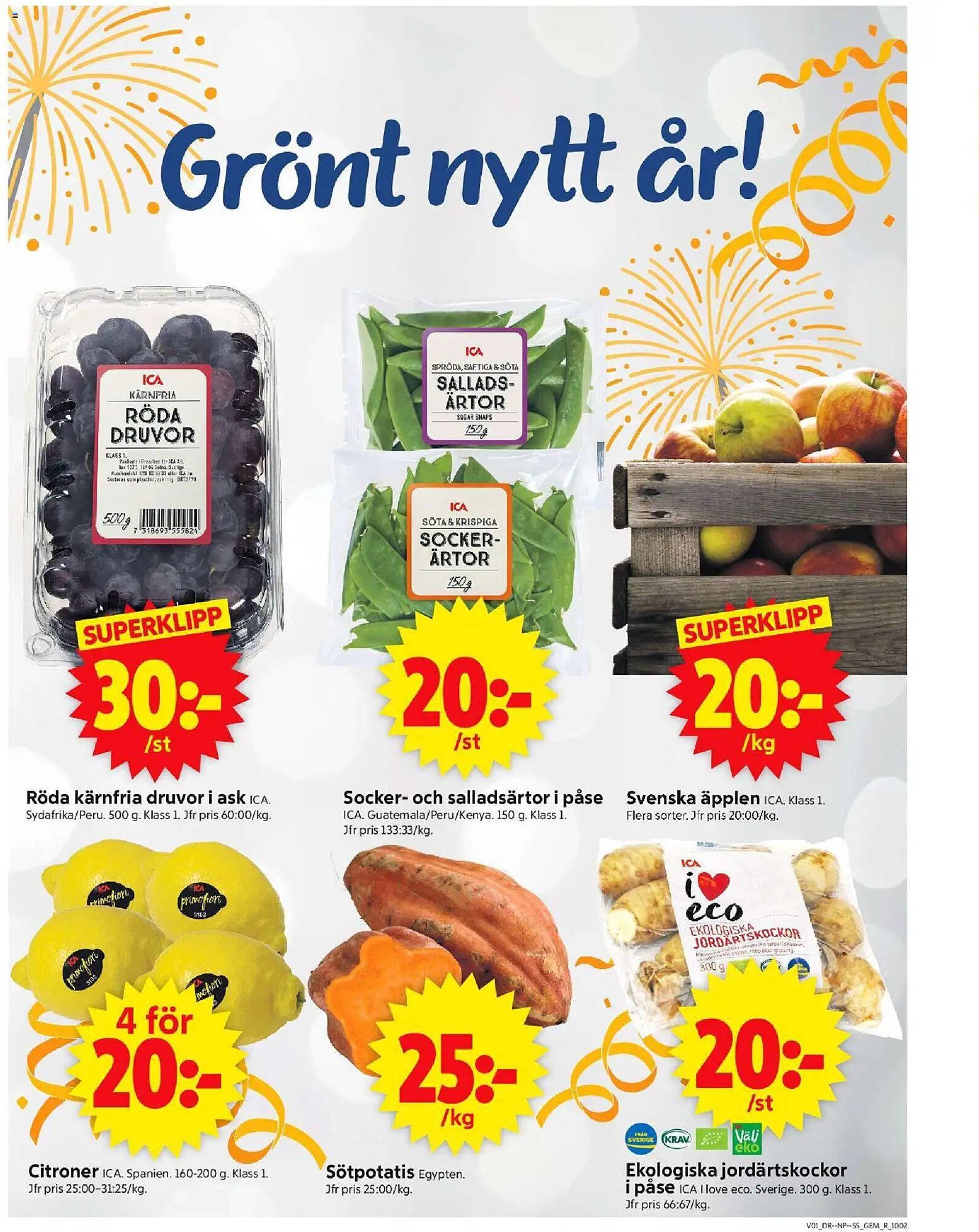 ICA Supermarket reklamblad (2025-12-30 - 2026-01-05)