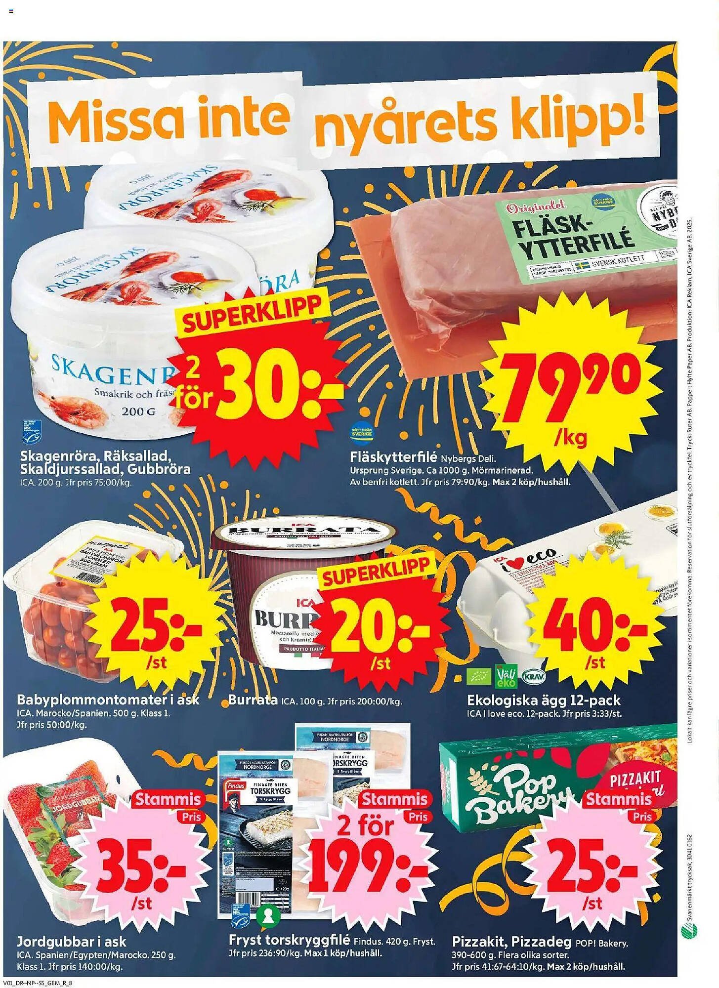 ICA Supermarket reklamblad (2025-12-30 - 2026-01-05)