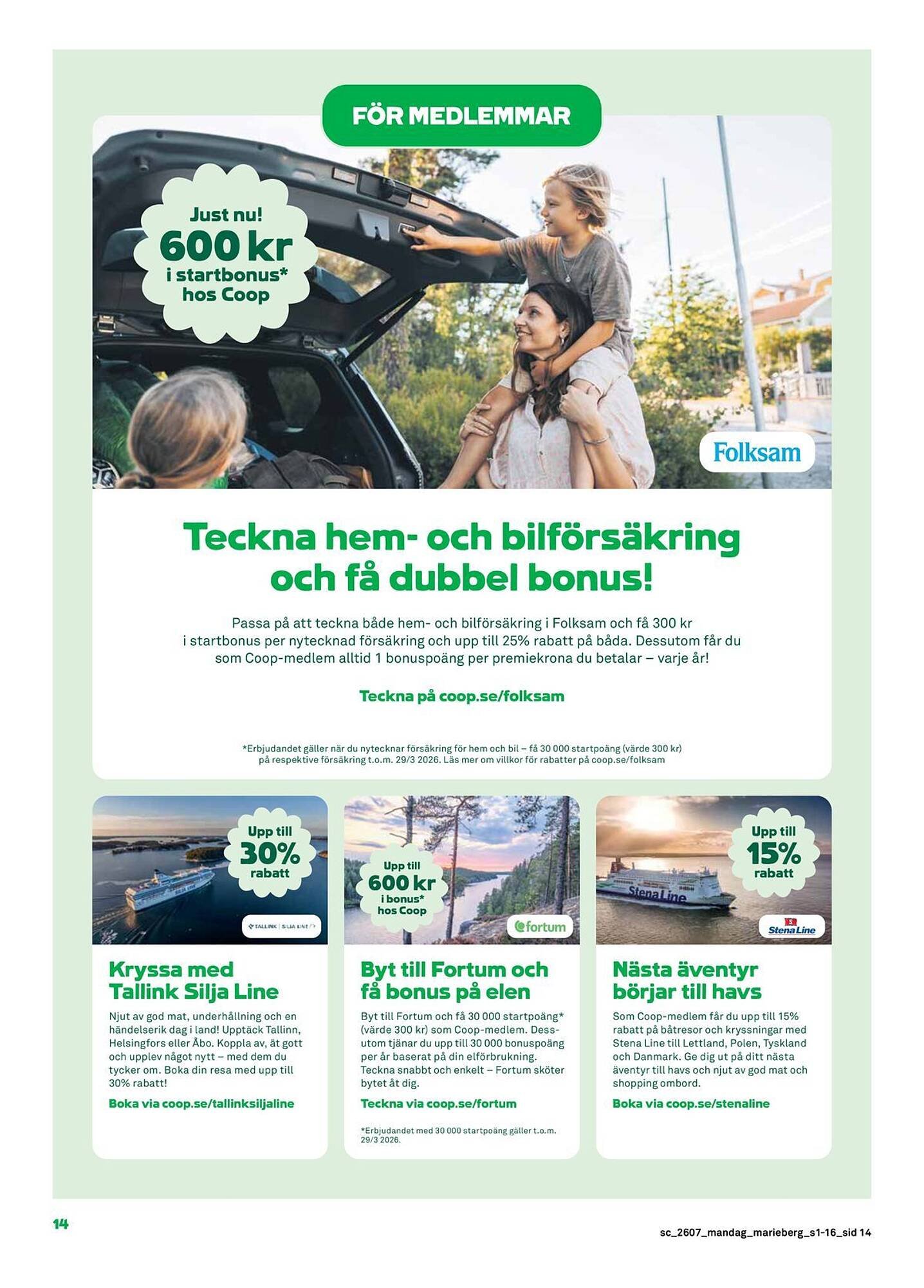 Coop Forum reklamblad