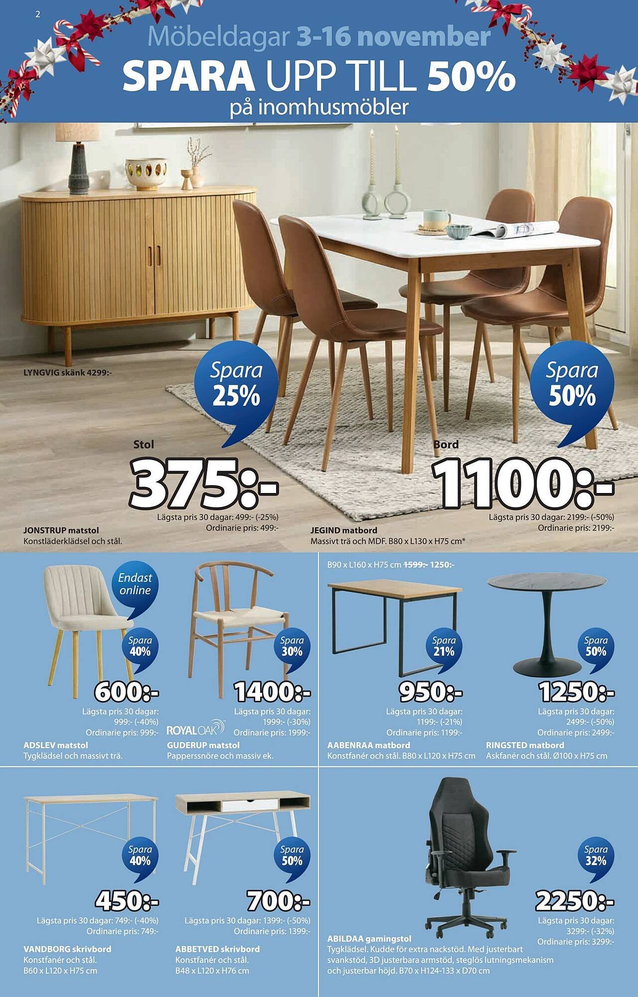 JYSK reklamblad (2025-11-03 - 2025-11-16)