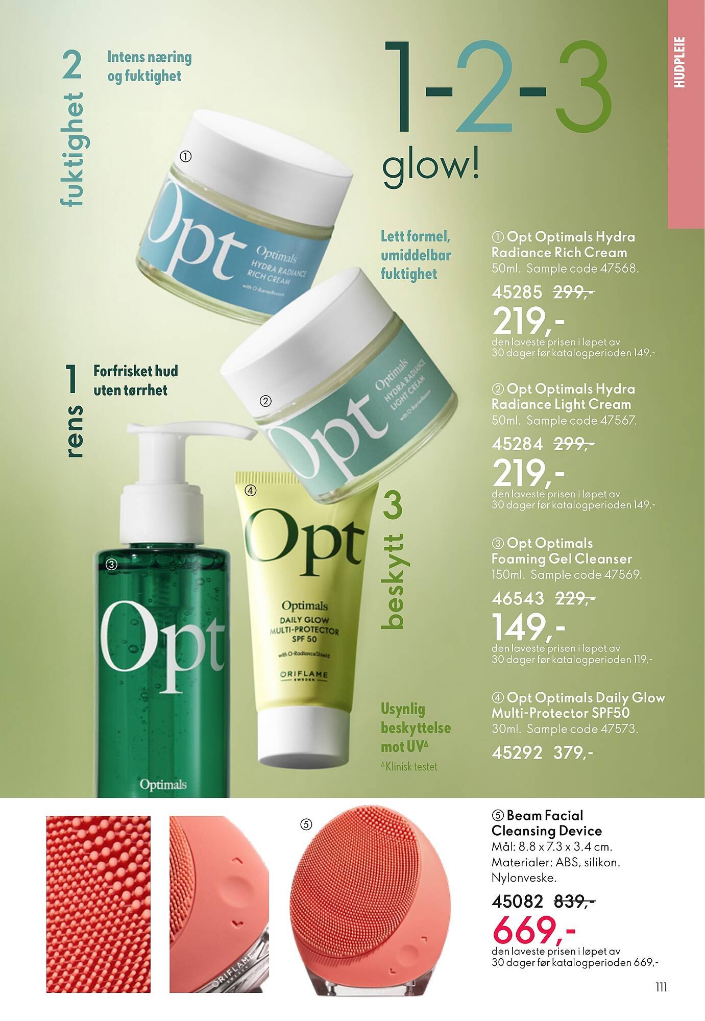 Oriflame reklamblad