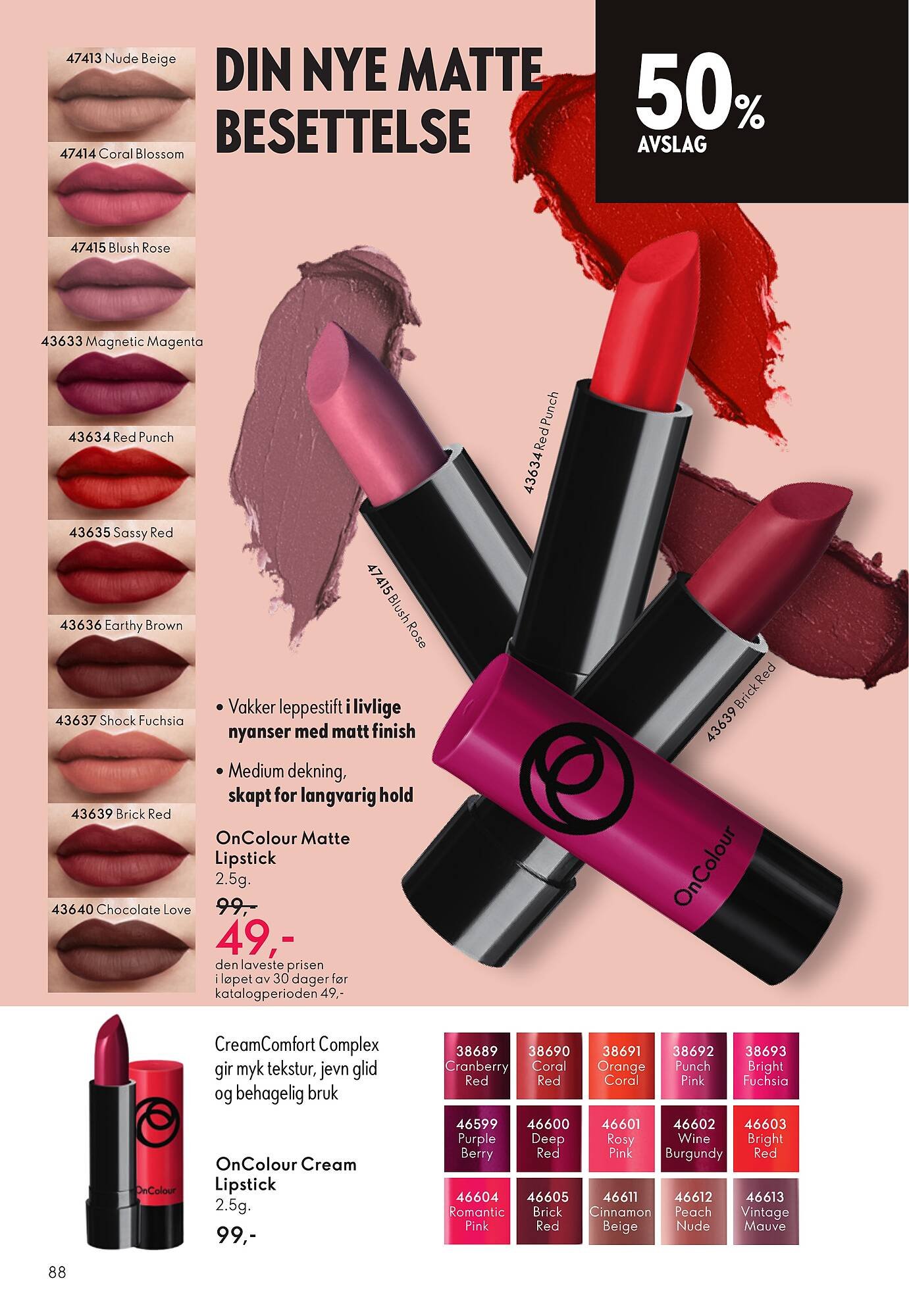 Oriflame reklamblad