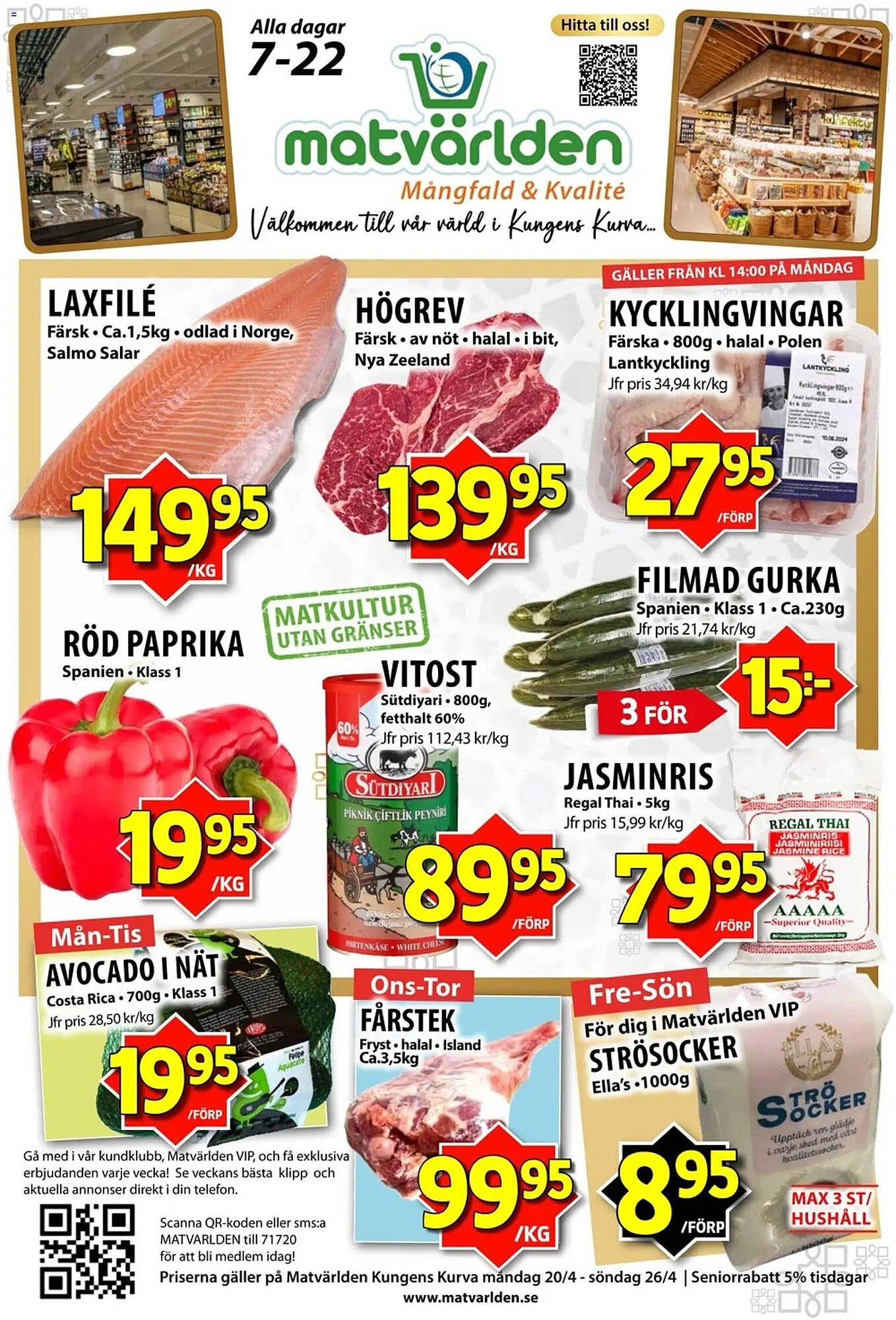 Matvärlden Tensta reklamblad
