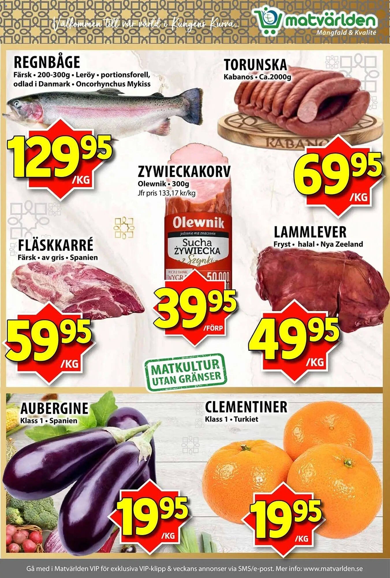 Matvärlden Tensta reklamblad