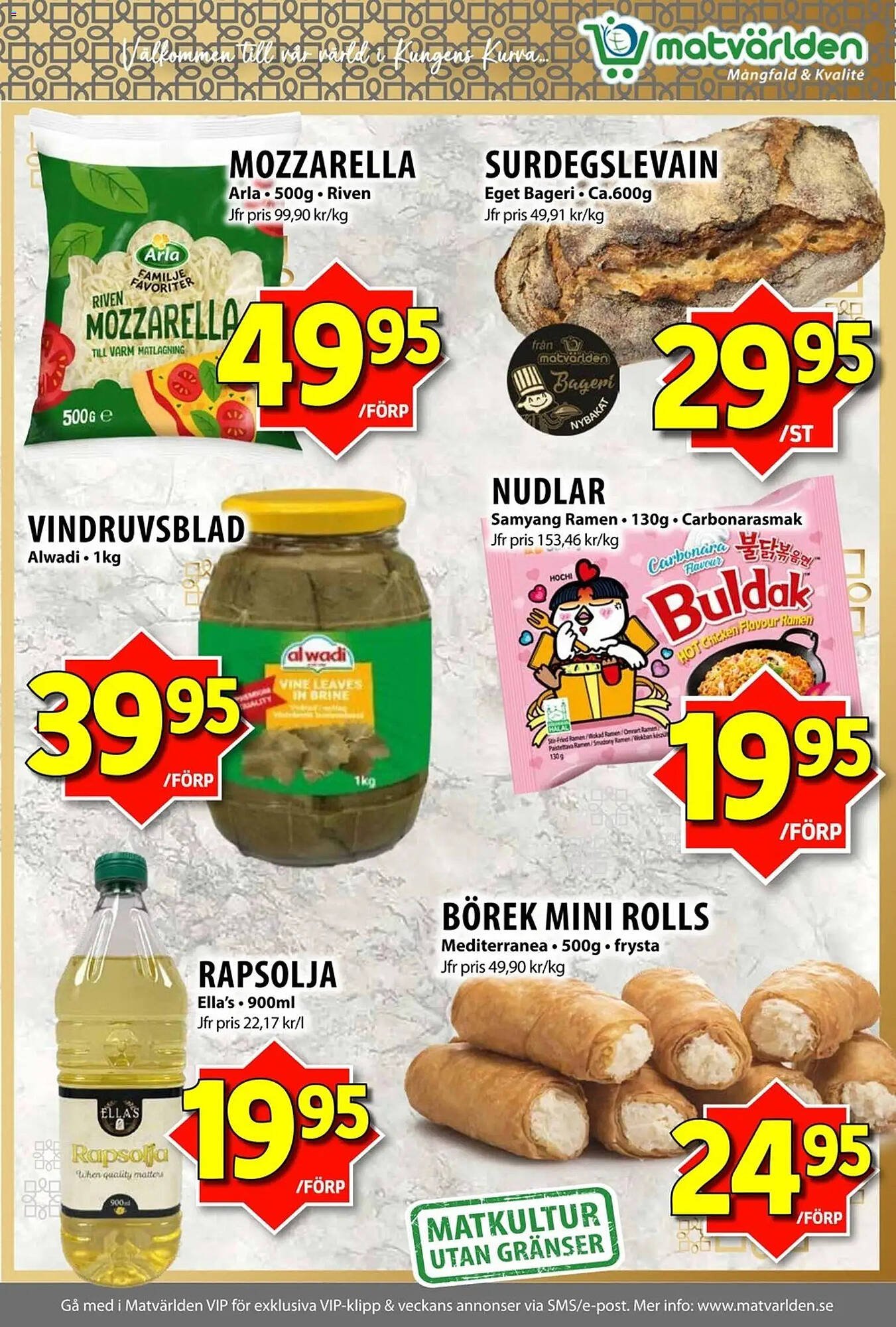 Matvärlden Tensta reklamblad