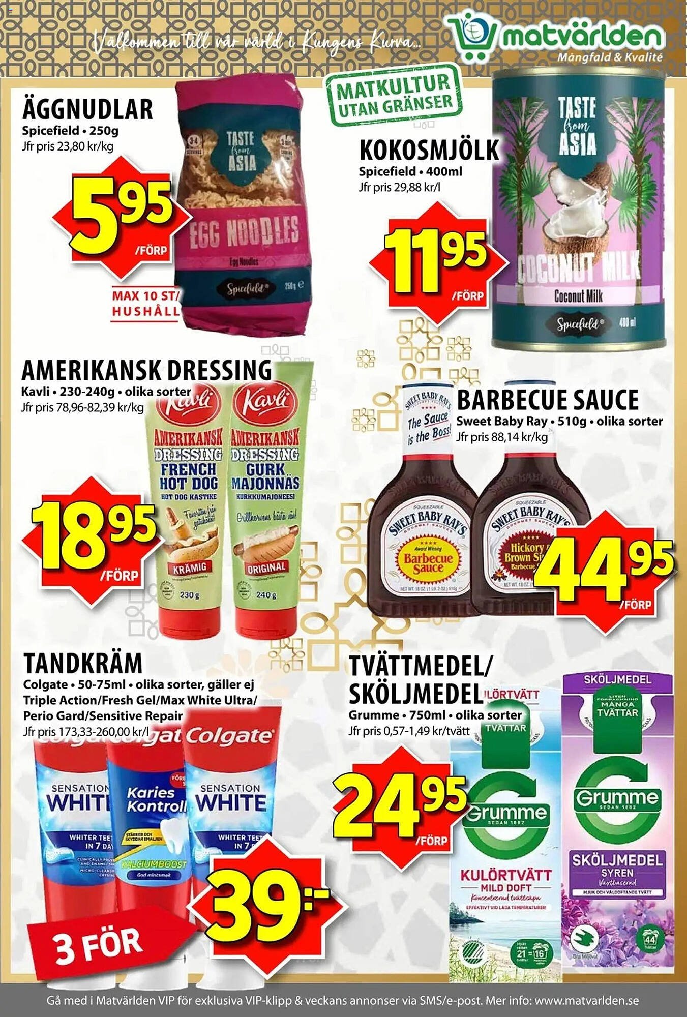 Matvärlden Tensta reklamblad