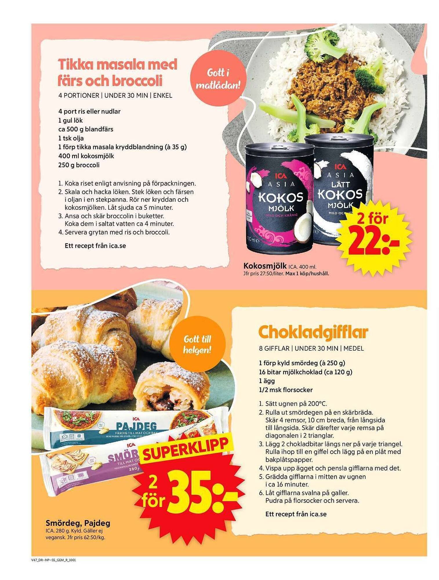 ICA Supermarket reklamblad