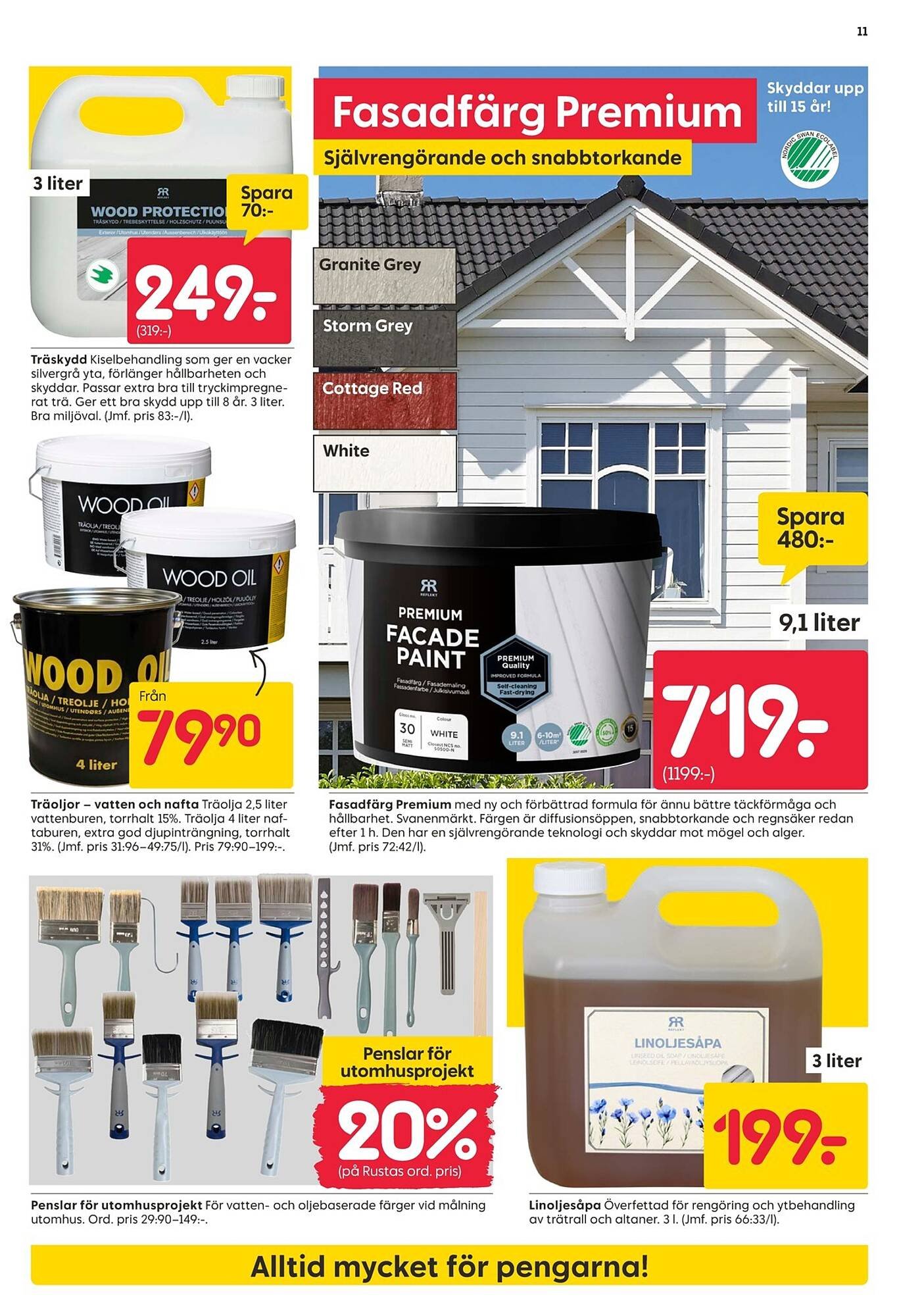 Rusta reklamblad