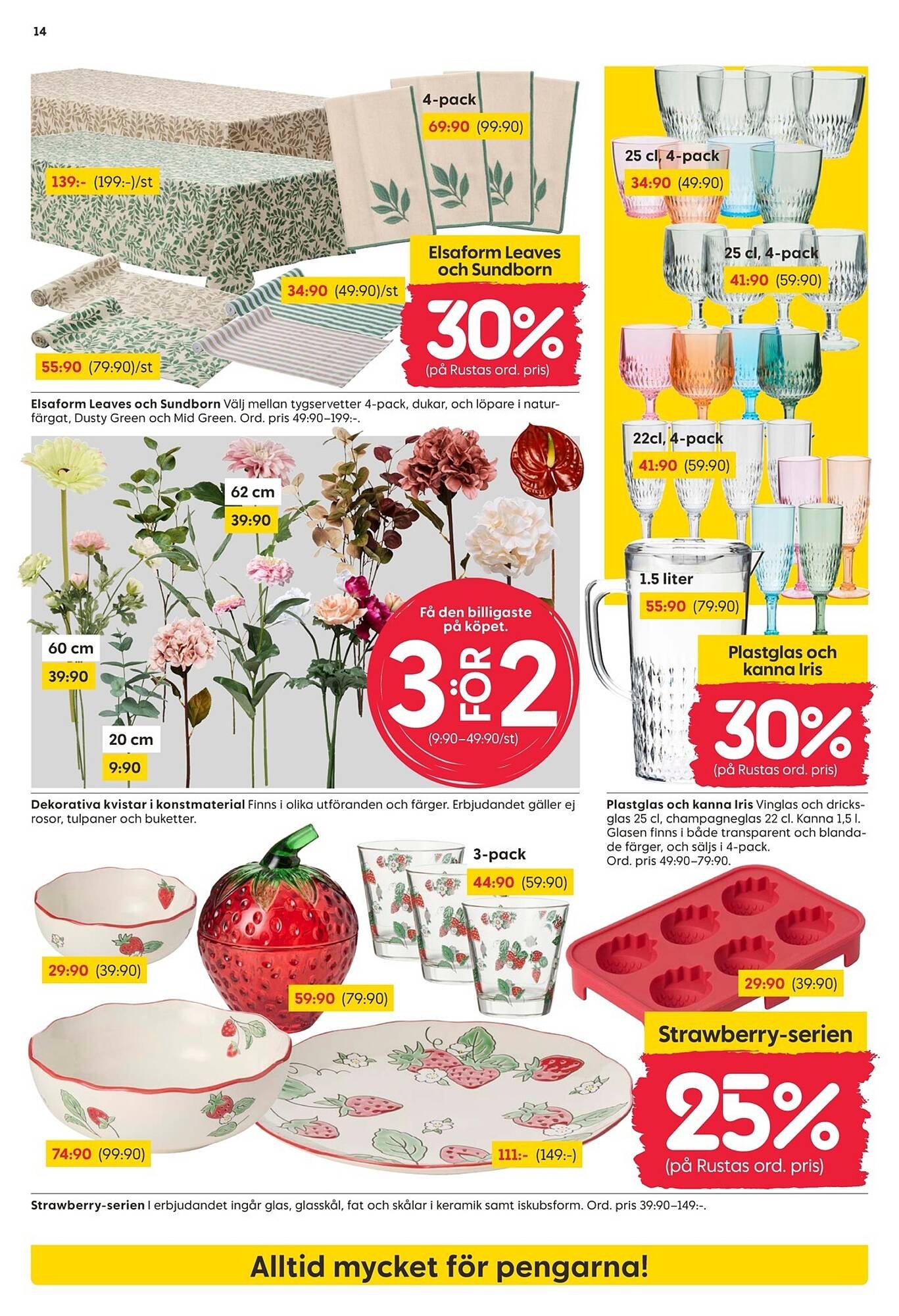 Rusta reklamblad