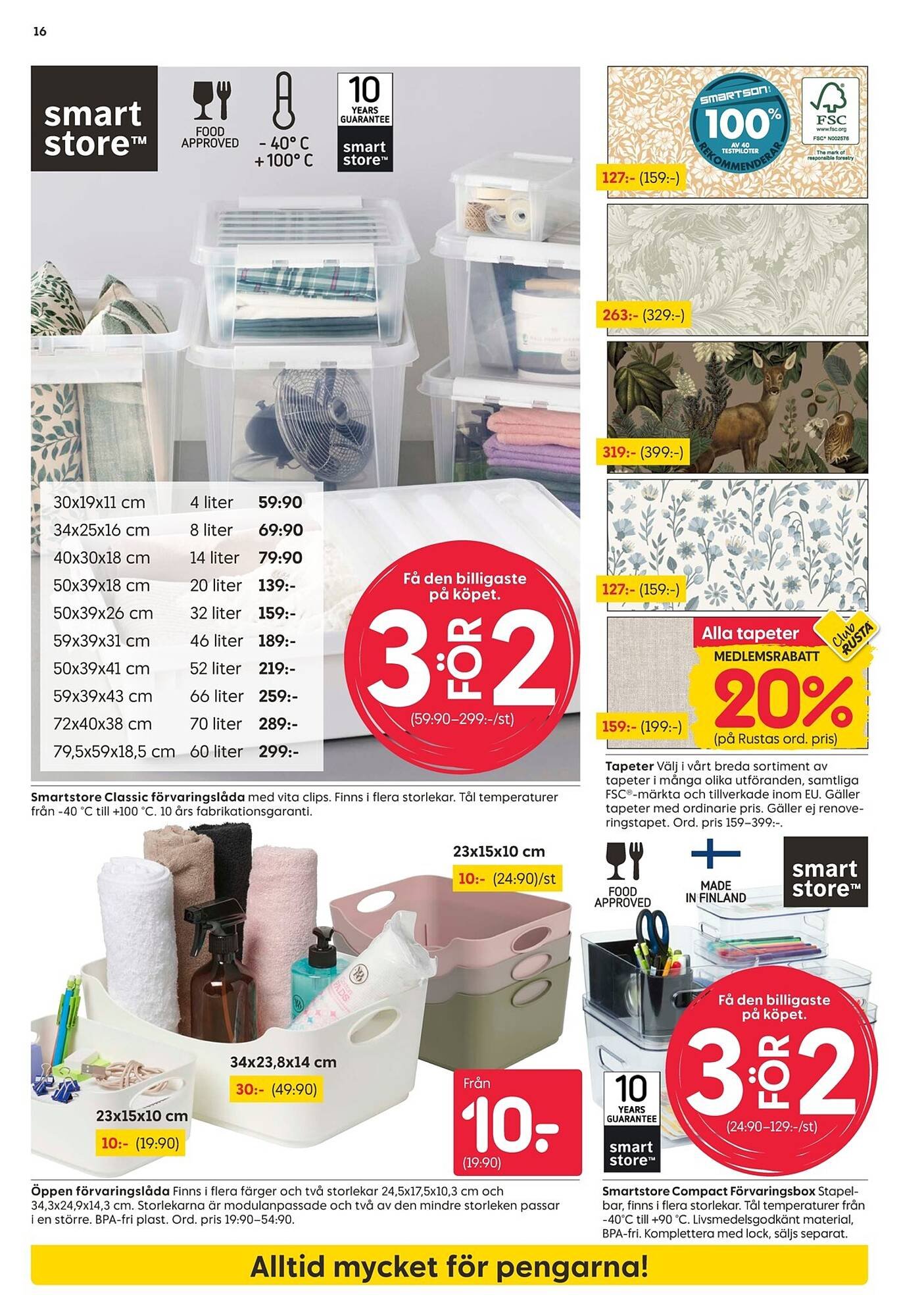 Rusta reklamblad