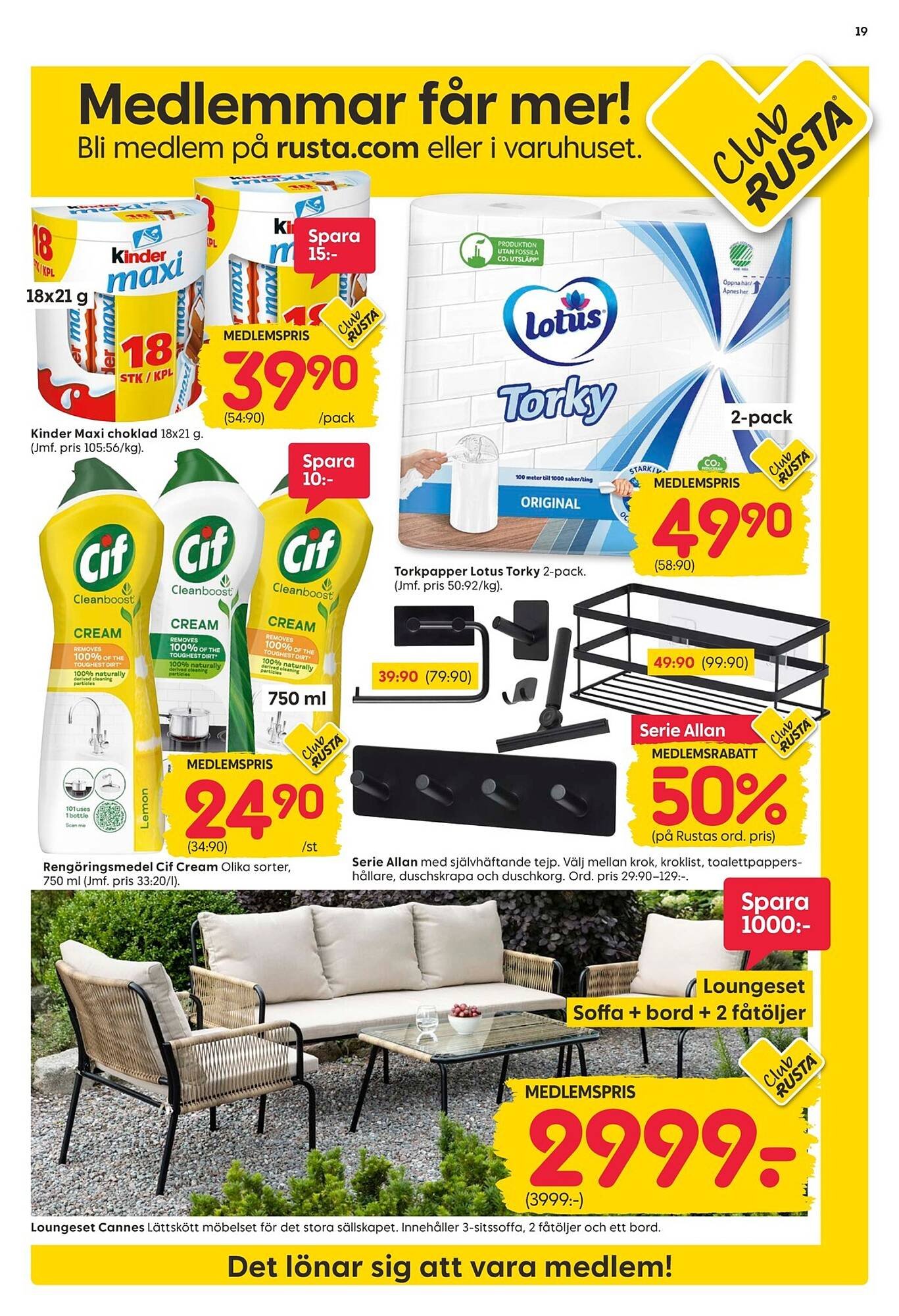 Rusta reklamblad