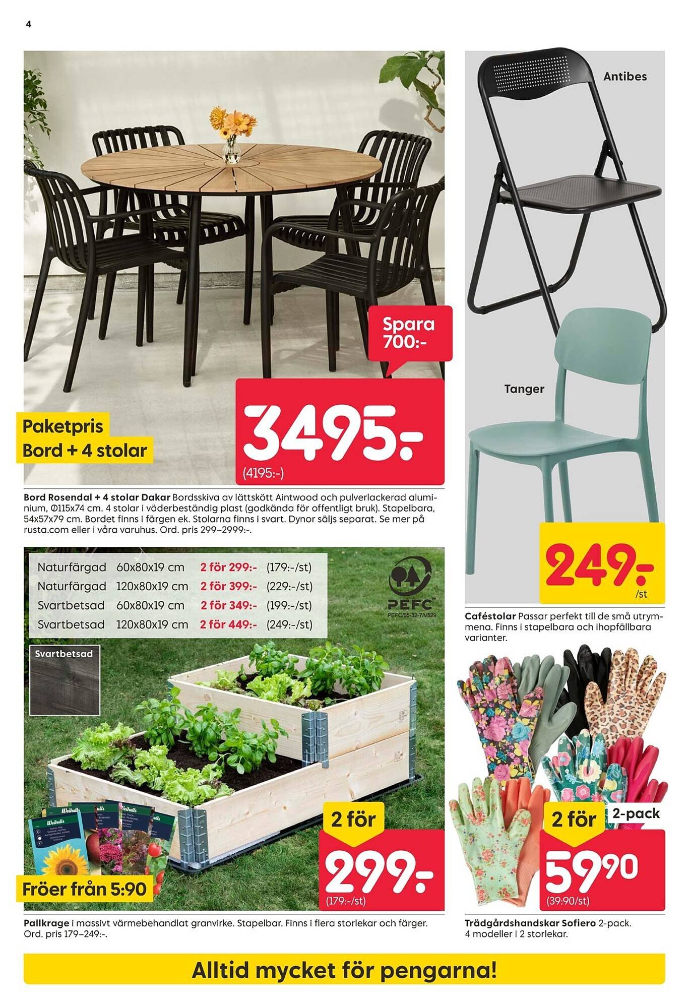 Rusta reklamblad
