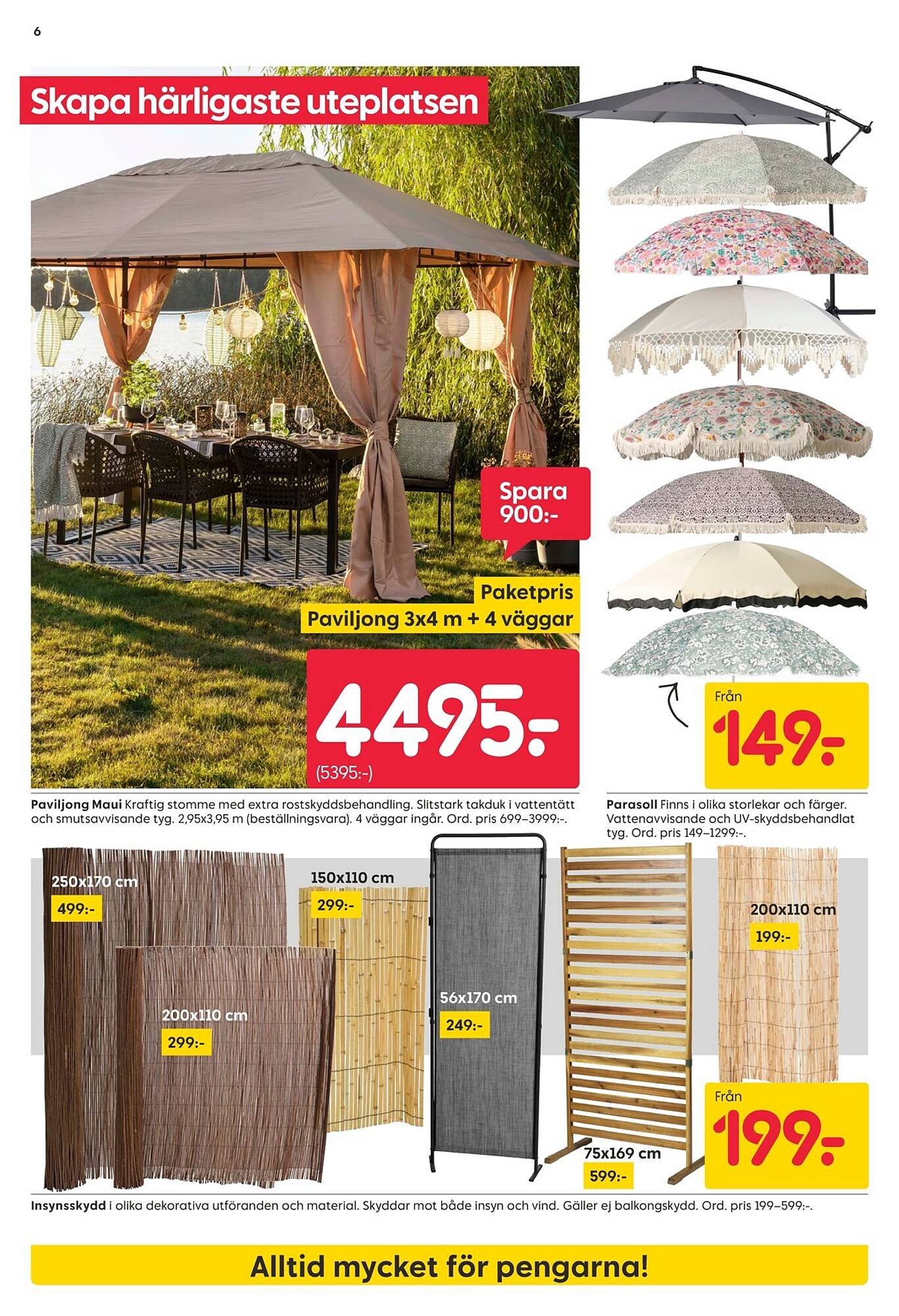 Rusta reklamblad