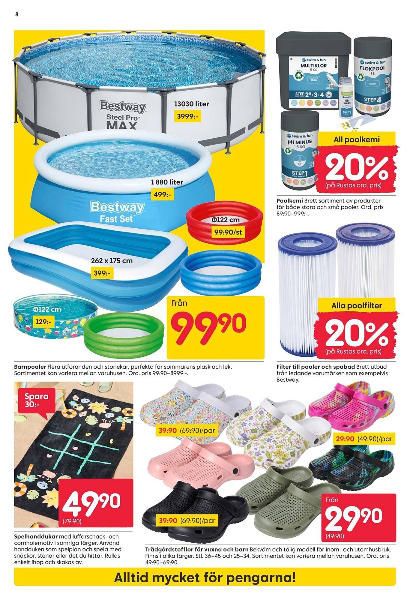 Rusta reklamblad