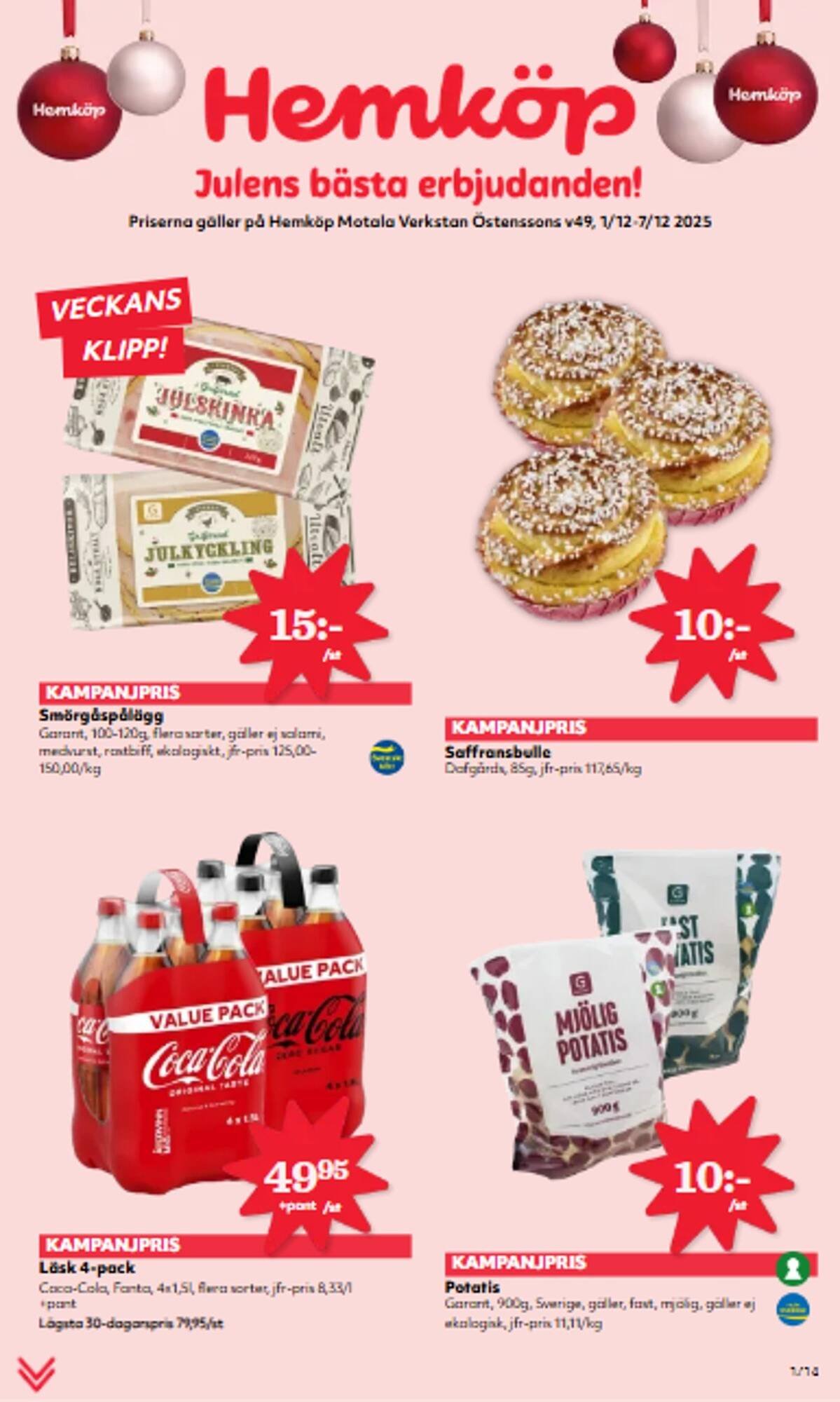 Hemköp reklamblad (2025-12-01 - 2025-12-07)