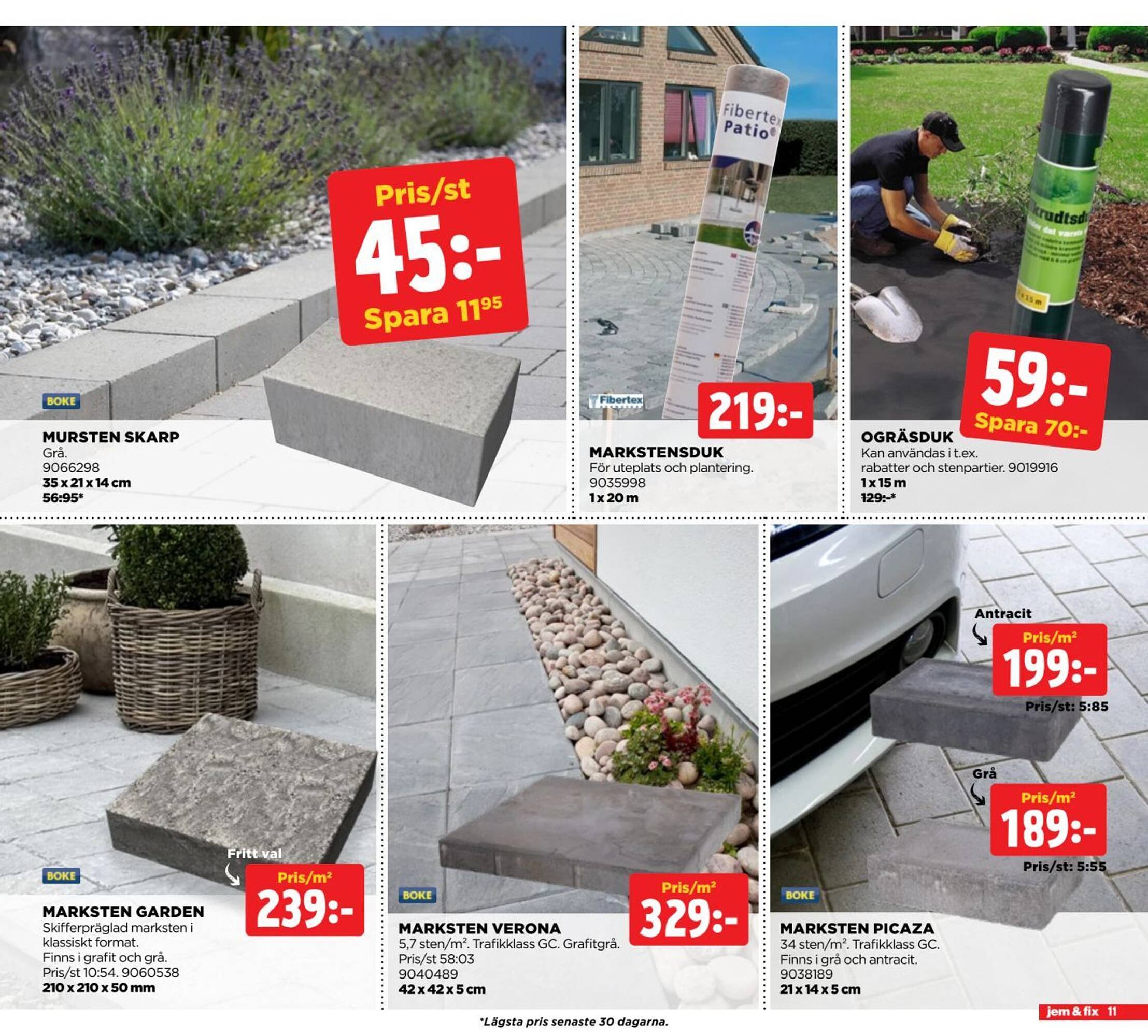 Jem&amp;Fix reklamblad