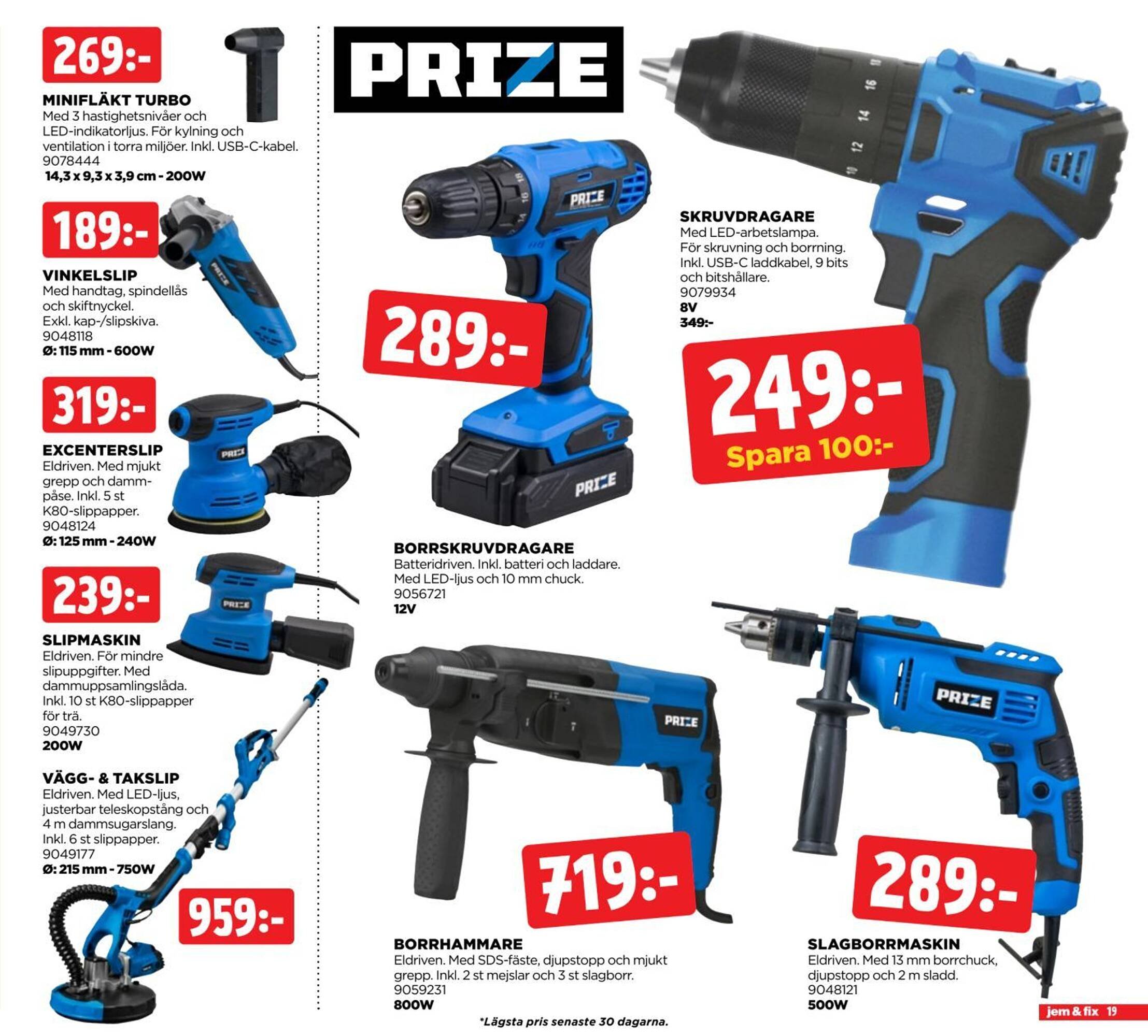 Jem&amp;Fix reklamblad