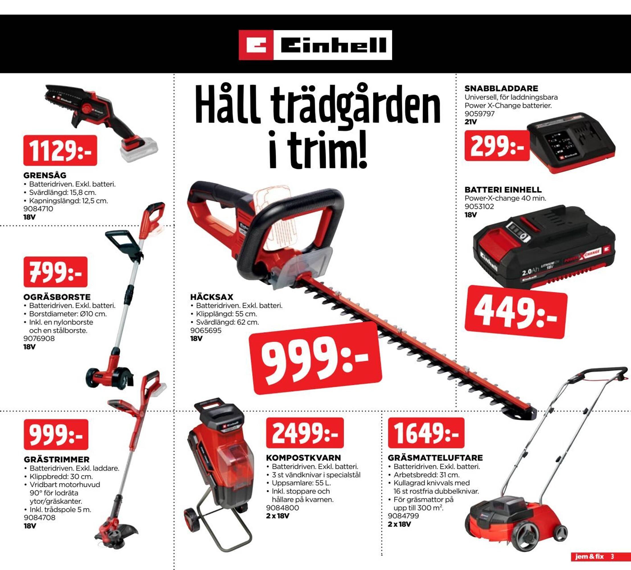 Jem&amp;Fix reklamblad