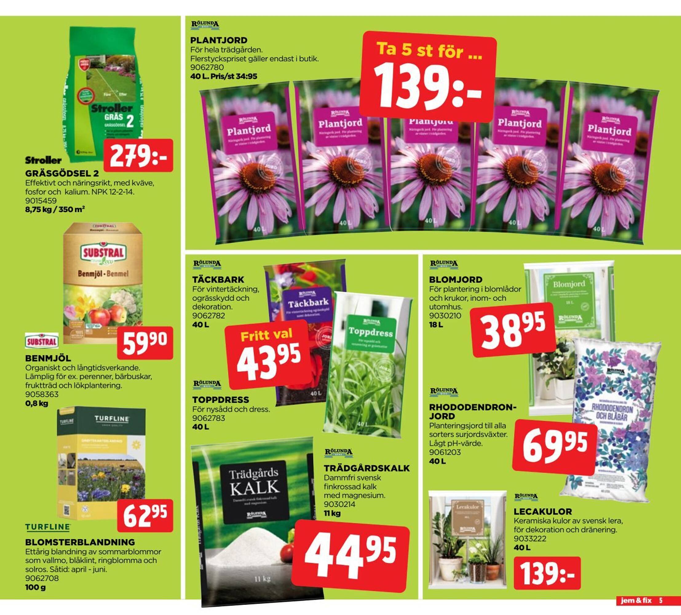 Jem&amp;Fix reklamblad