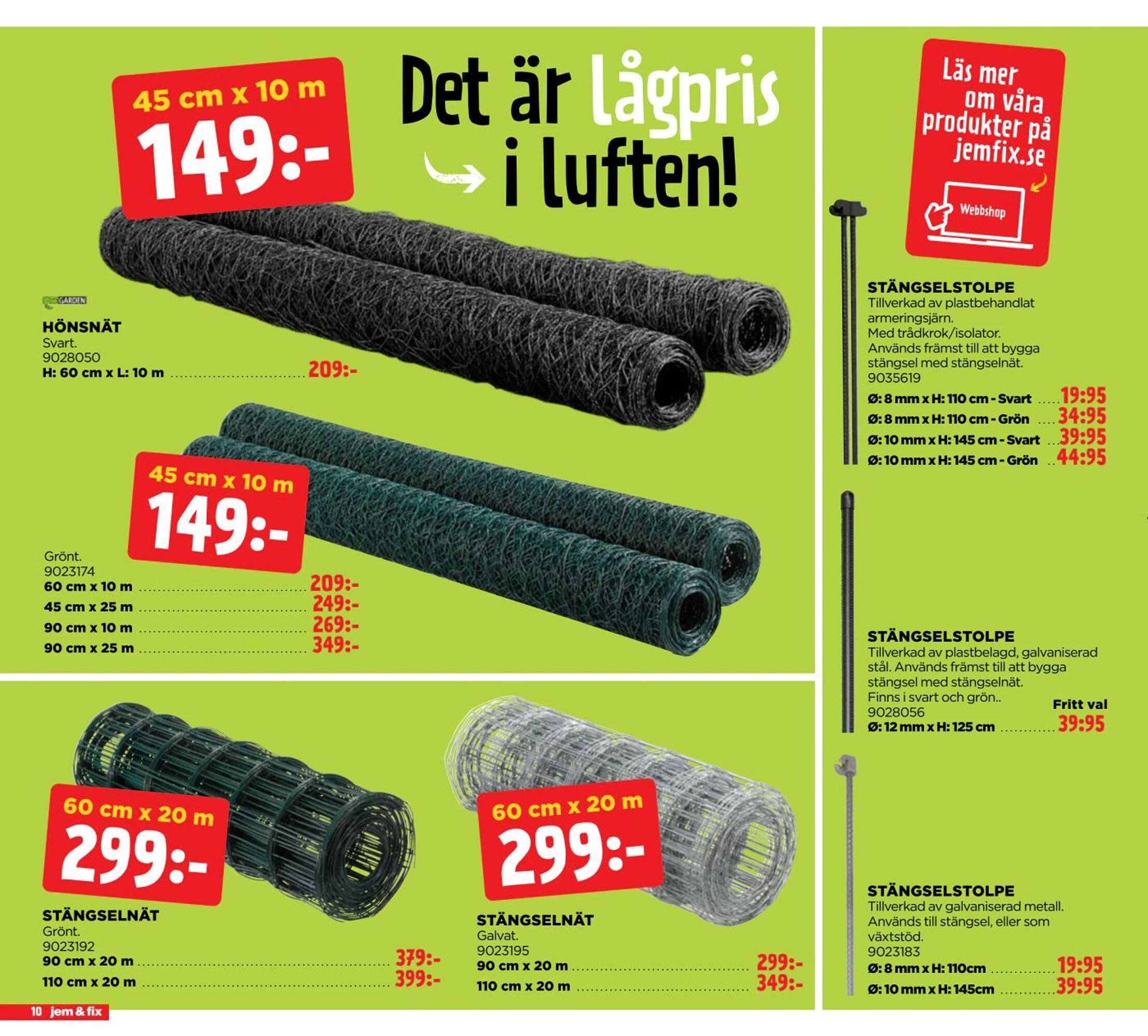 Jem&amp;Fix reklamblad